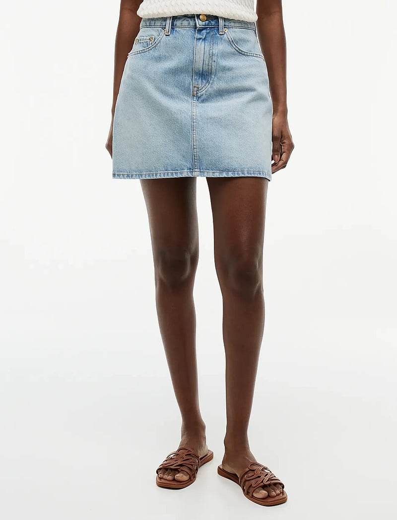 Tommy Hilfiger - MINI SKIRT CAM LIGHT HW - denimnederdele - cam light - 0