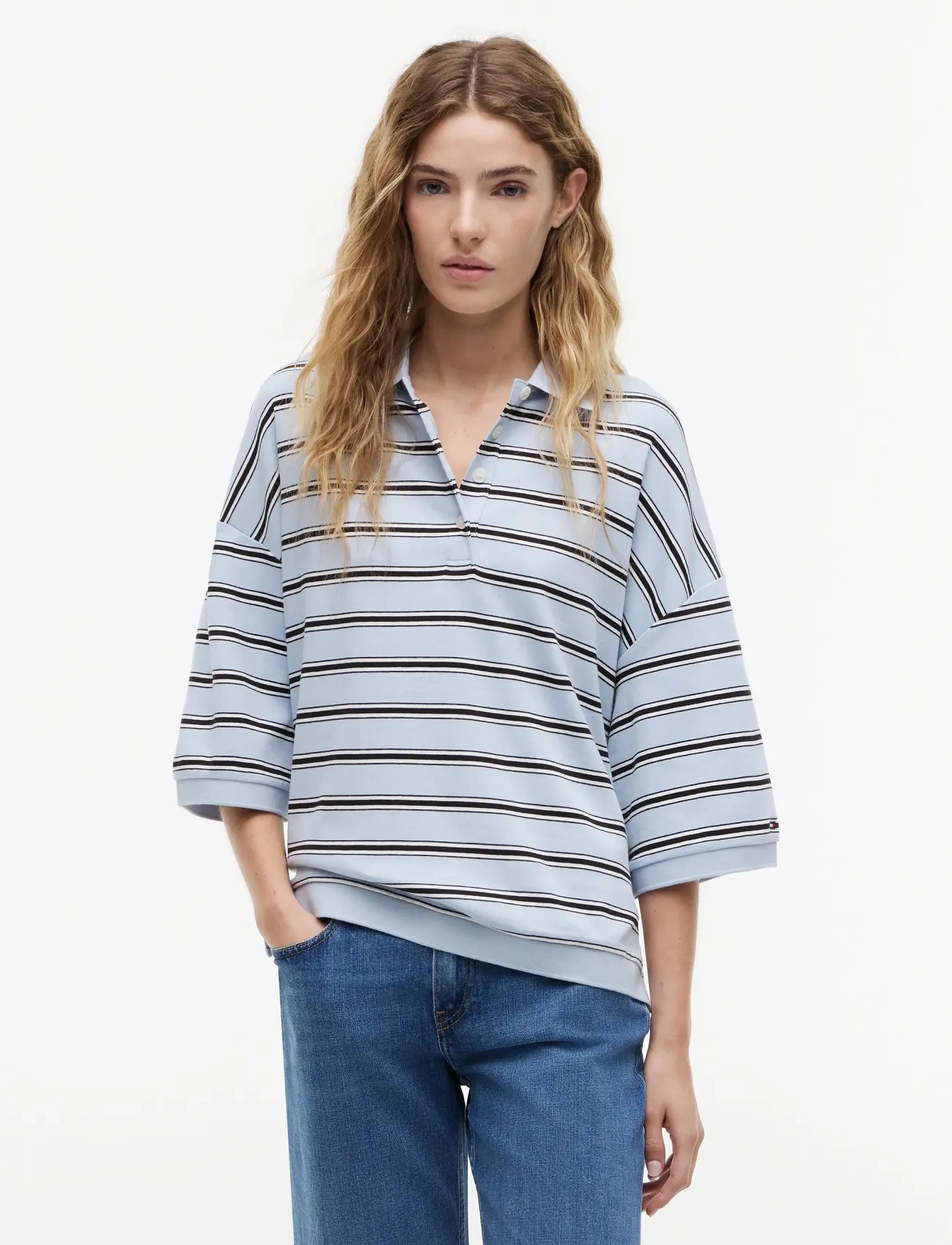 Multistp Oversized Ss Polo