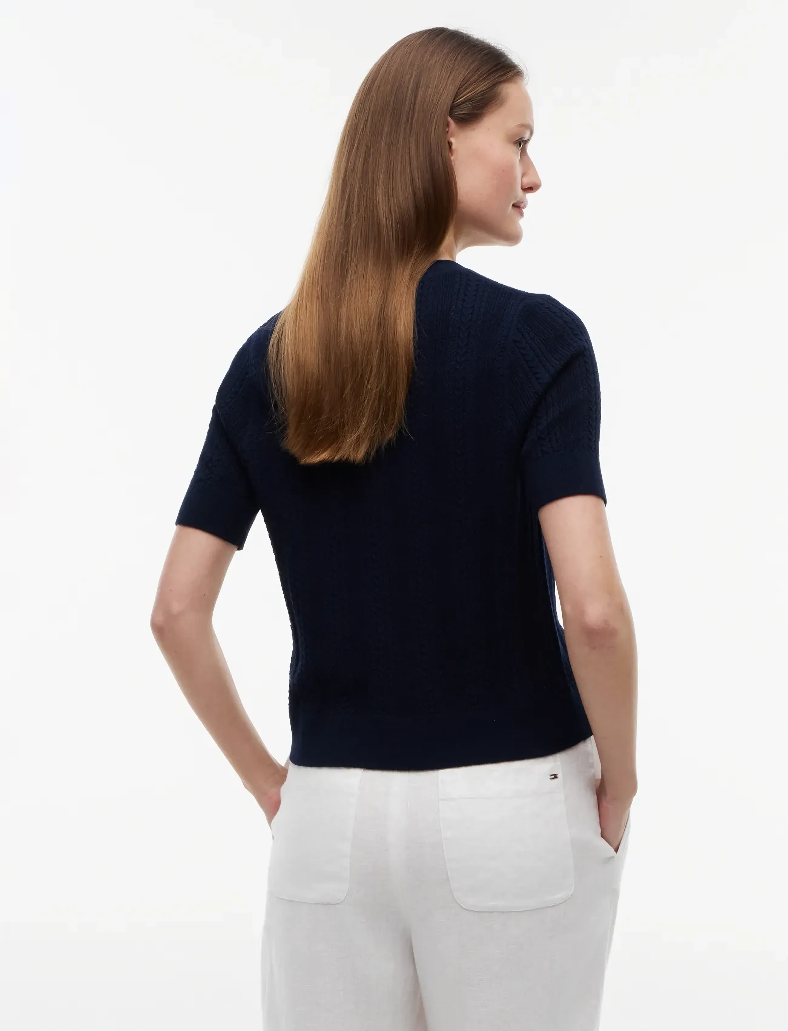 Summer Cable C Nk Cardi S/S 2