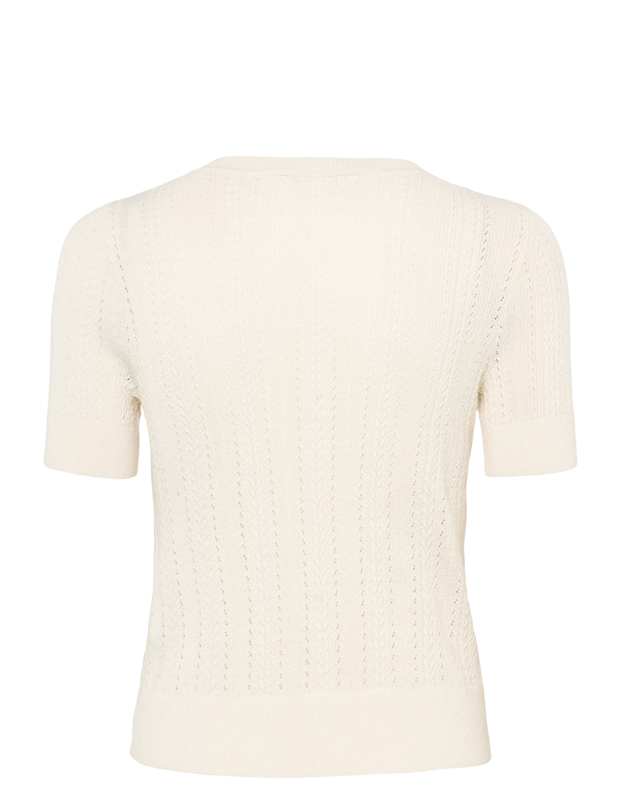 Tommy Hilfiger - SUMMER CABLE C NK CARDI S/S - cardigans - ivory petal - 1
