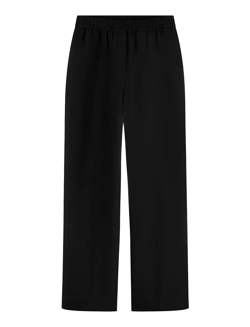 Tommy Hilfiger - SUMMER LOYCELL LOOSE STR PANT - leinenhosen - black - 1