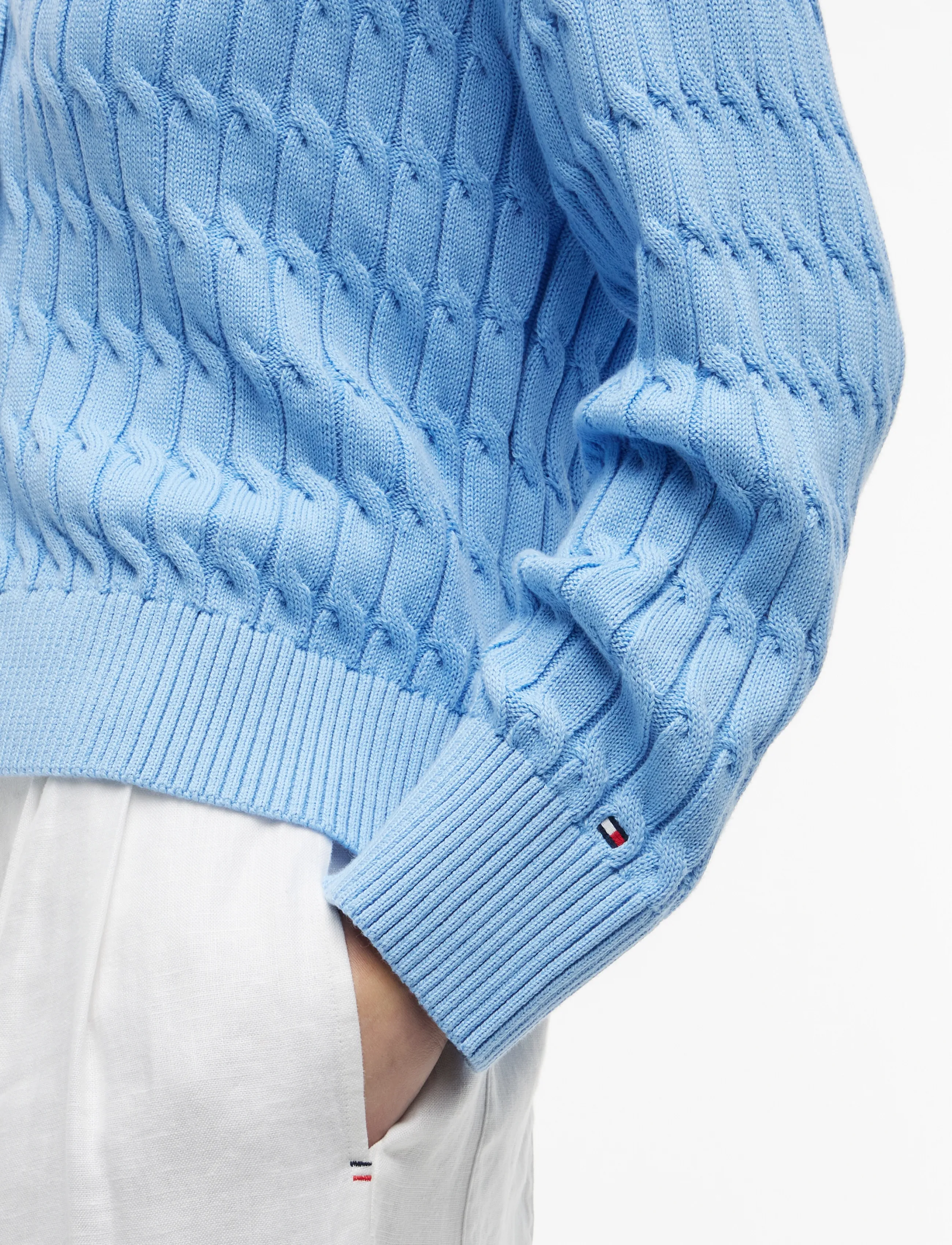 Mid Gg Cable V-Nk Ls Cardi 3