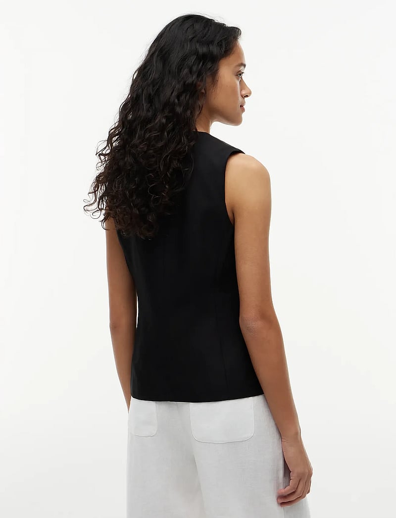Tommy Hilfiger - SUMMER LYOCELL LONG WAISTCOAT - veste - black - 2