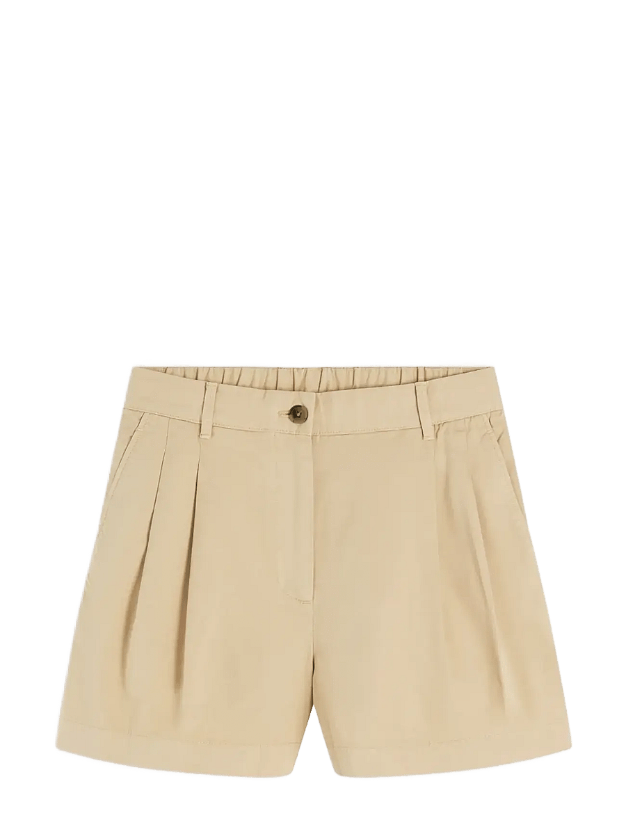 Tommy Hilfiger - COTTON CHINO FLARE SHORTS - chino-shorts - harvest wheat - 1