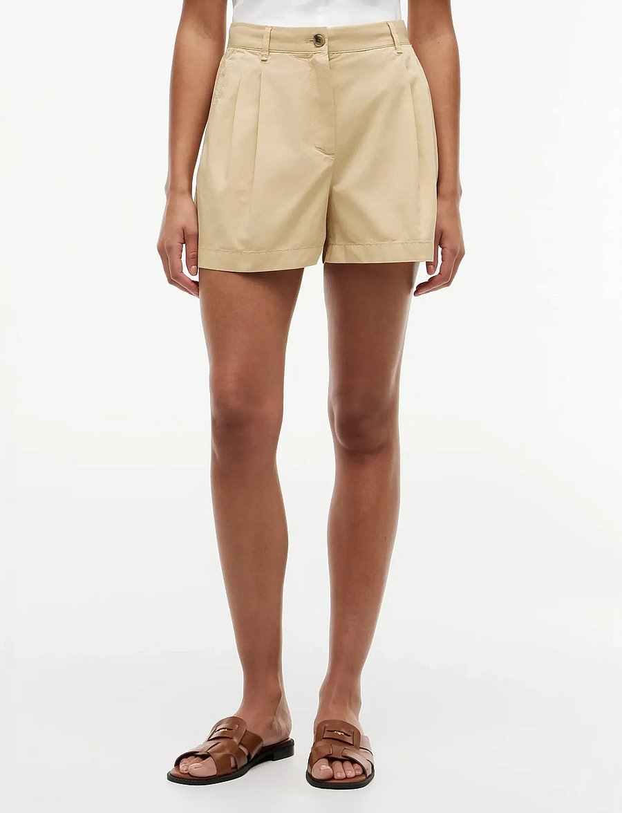 Tommy Hilfiger - COTTON CHINO FLARE SHORTS - chino-shorts - harvest wheat - 0