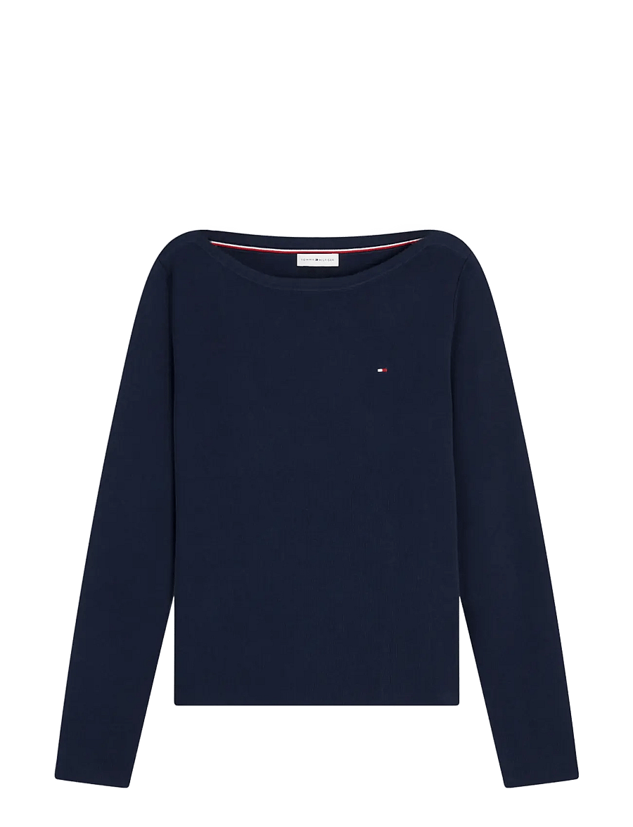 Tommy Hilfiger - FULL NEEDLE BOAT-NK LS SWT - pullover - dark night navy - 1