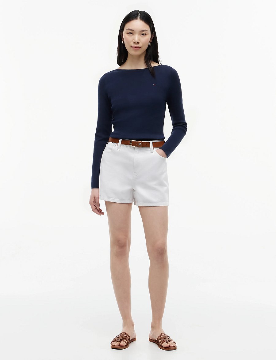 Tommy Hilfiger - FULL NEEDLE BOAT-NK LS SWT - pullover - dark night navy - 4