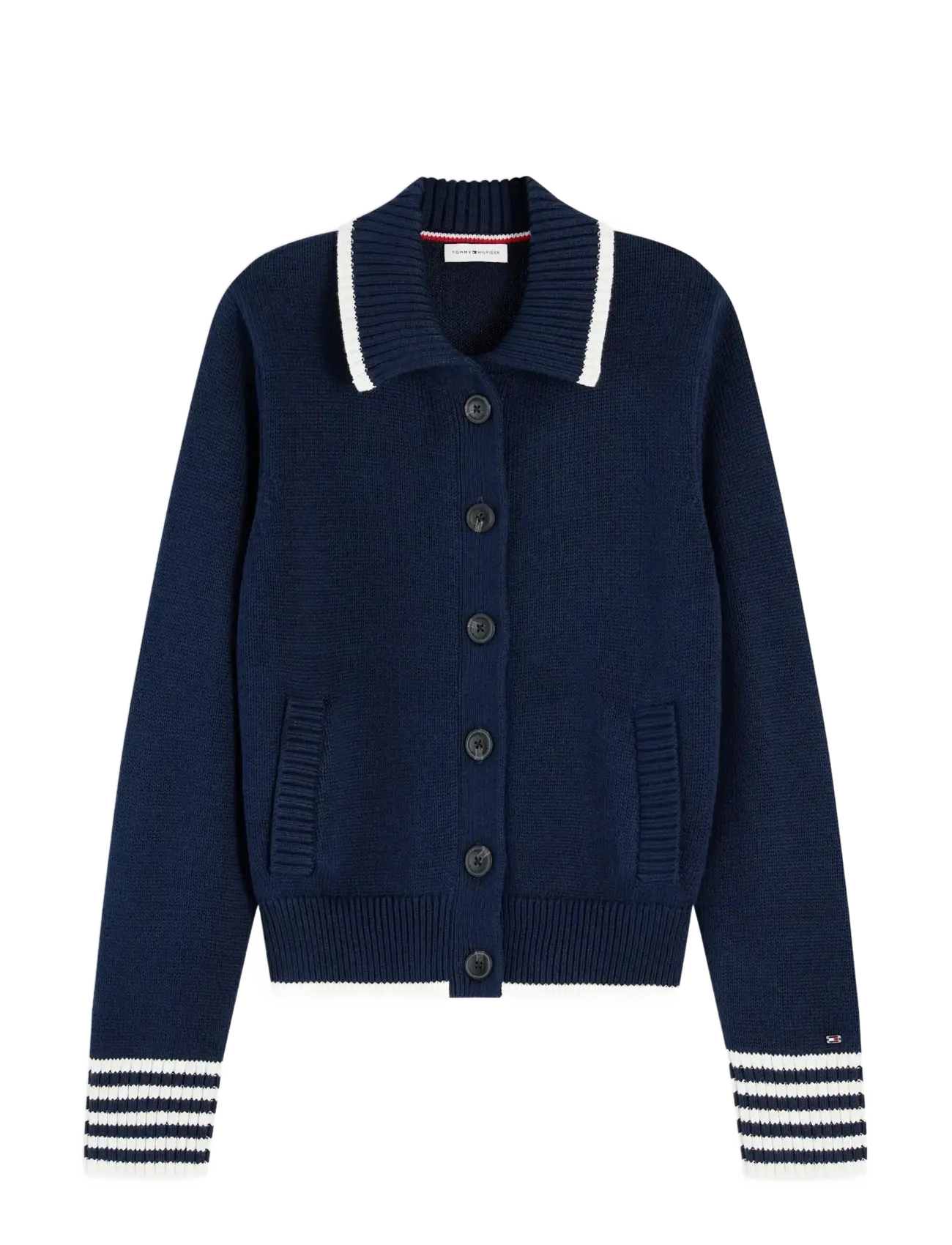Tommy Hilfiger RWB NAUTICAL BOMBER CARDI - Transitional Layering - DARK NIGHT NAVY / navy