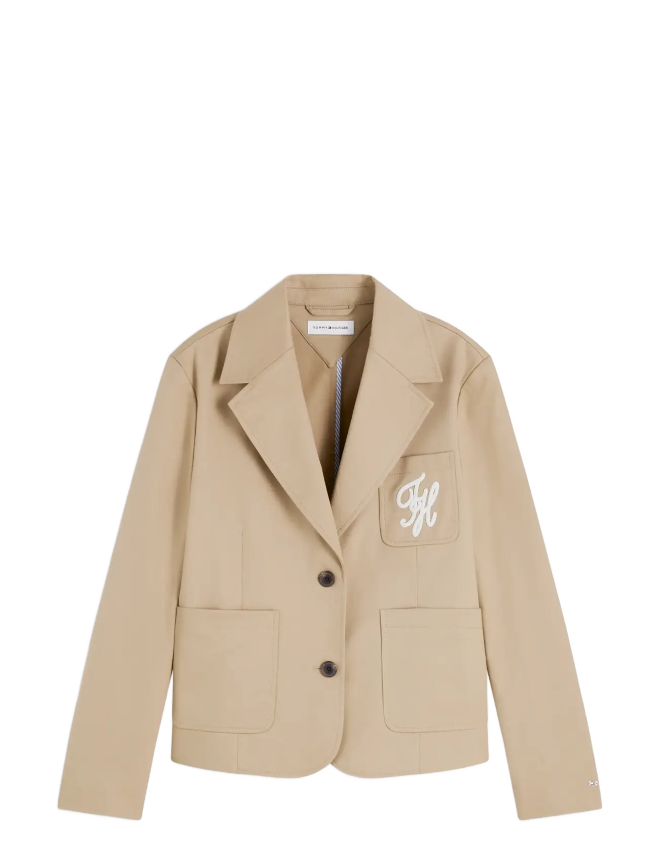 Tommy Hilfiger CHINO DRESSING COTTON BLAZER - Einreihige Blazer - CAMEL / beige
