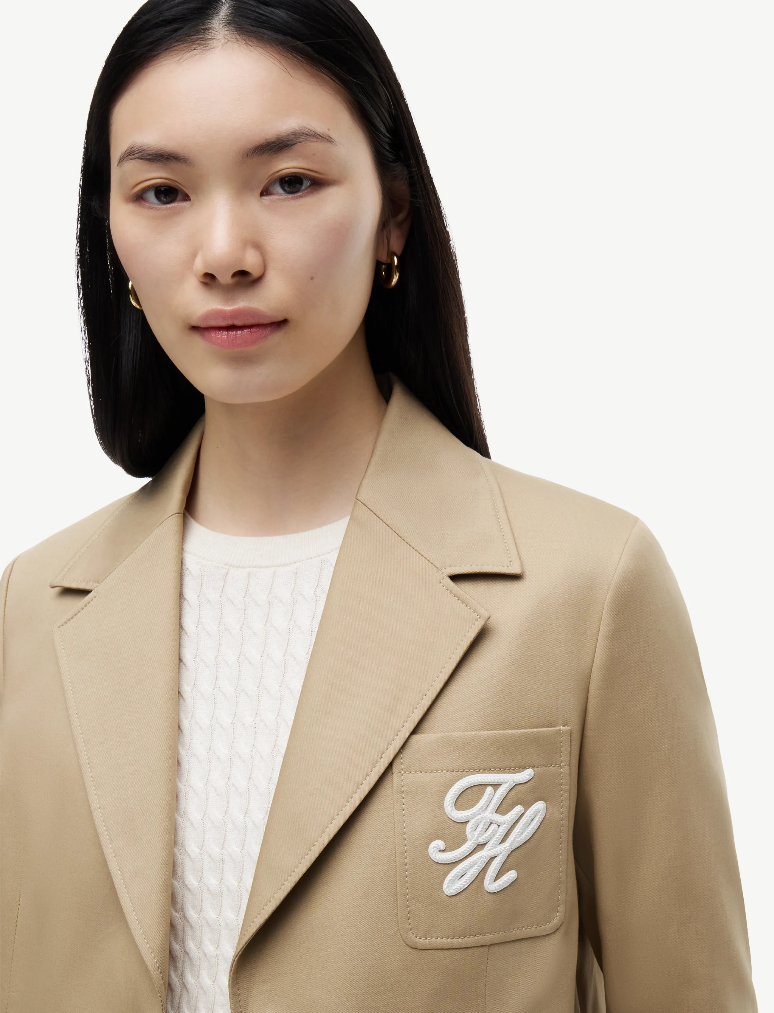 Tommy Hilfiger - CHINO DRESSING COTTON BLAZER - camel - 3