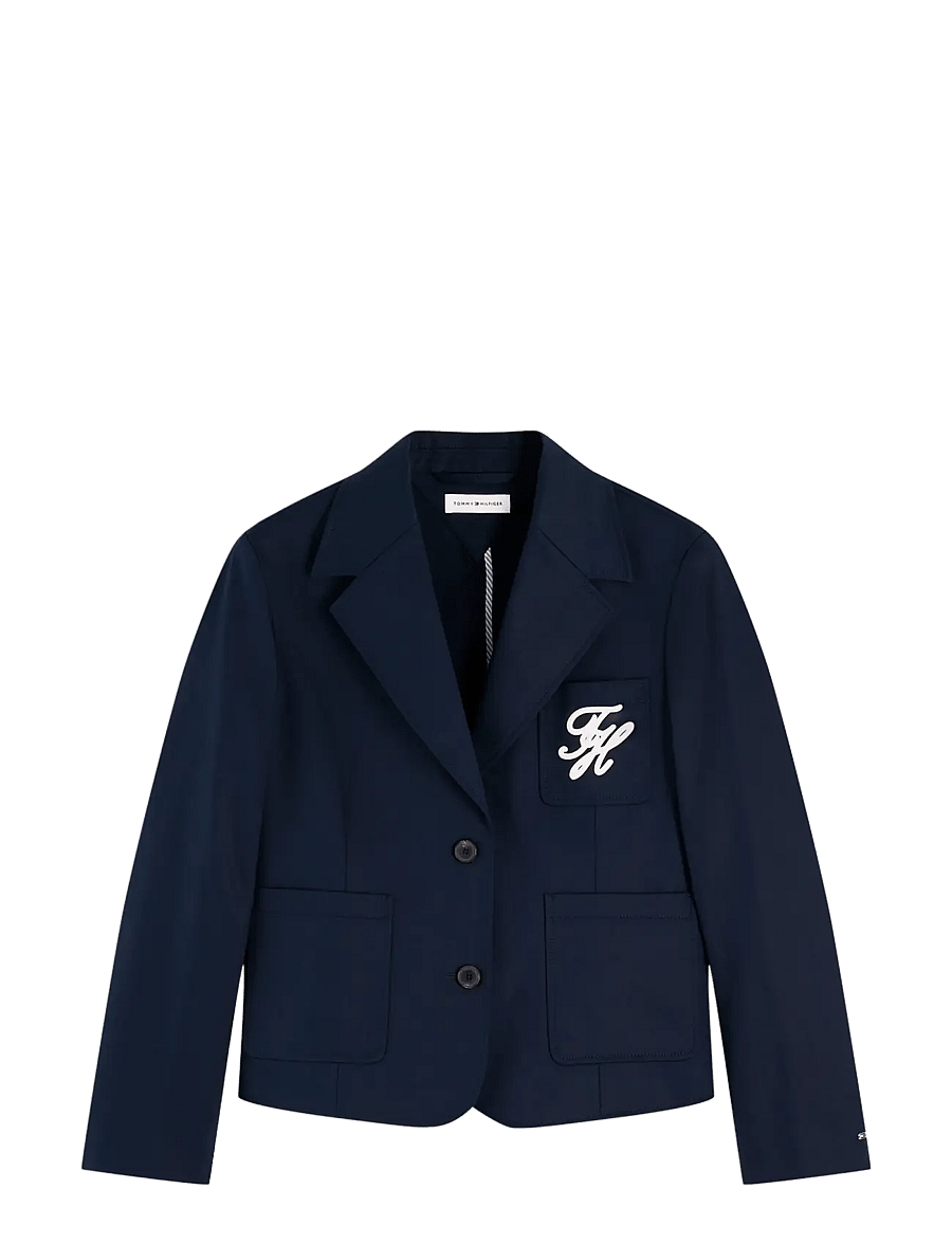 Tommy Hilfiger - CHINO DRESSING COTTON BLAZER - single breasted blazers - dark night navy - 1