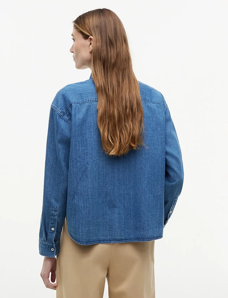 Tommy Hilfiger - LIGHT DENIM BOXY SHIRT LS - jeanshemden - mid blue wash - 2