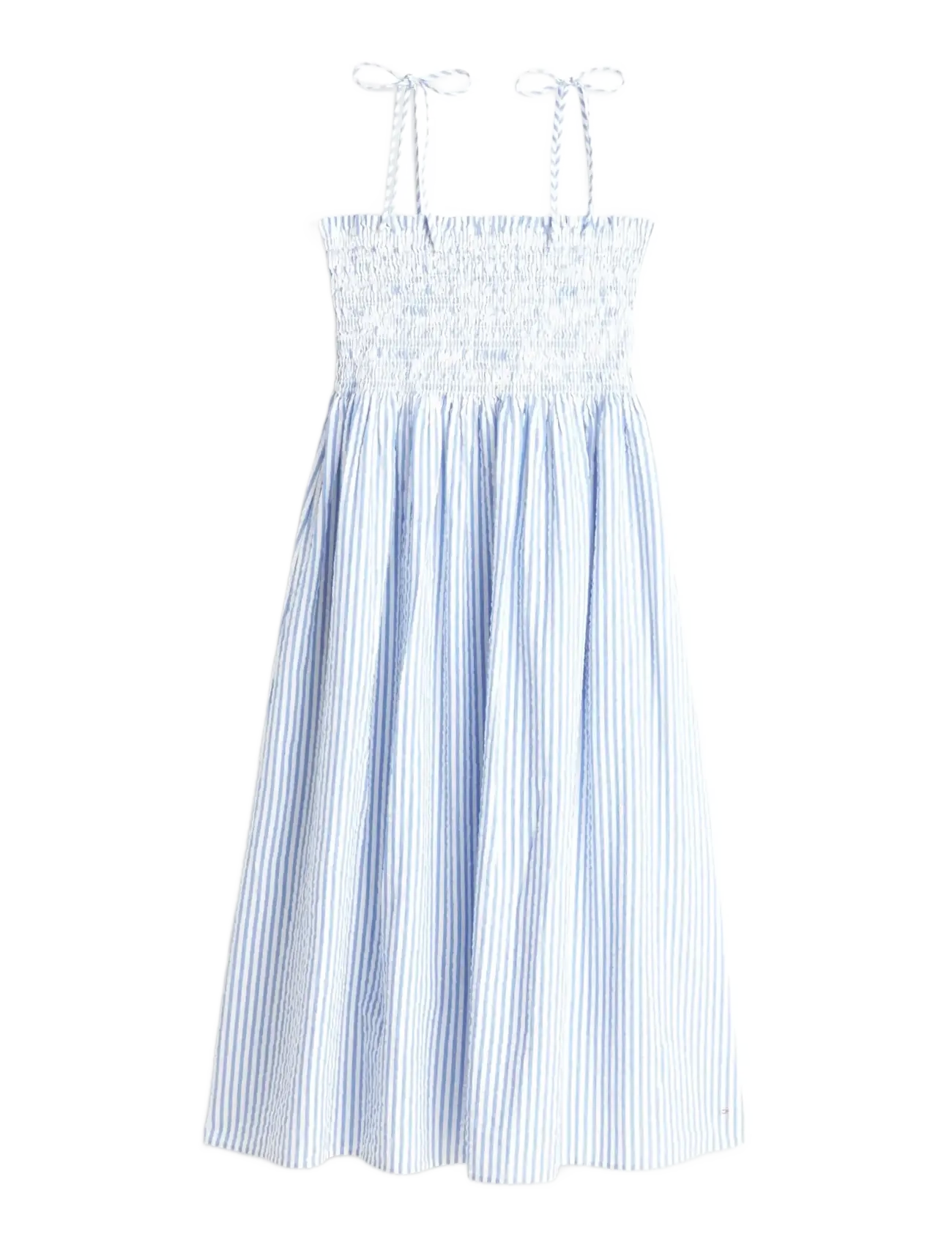 Tommy Hilfiger SWIMSHOP SEERSUCKER SMOCKED DRS - Neue Artikel - THIN BANKER STP BLUE SPELL WHITE / blue