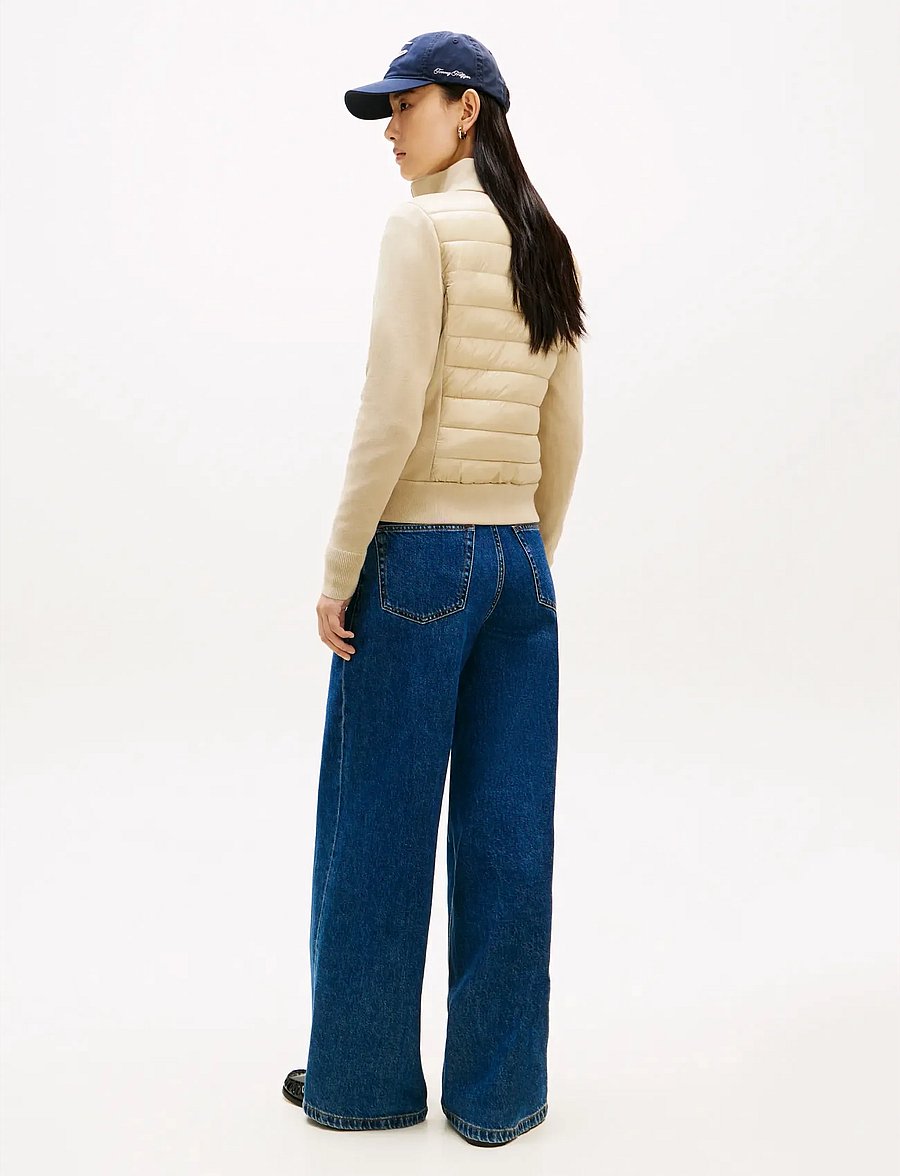 Tommy Hilfiger - LW KNIT MIX PADDED JACKET - winterjacken - sandalwood - 2