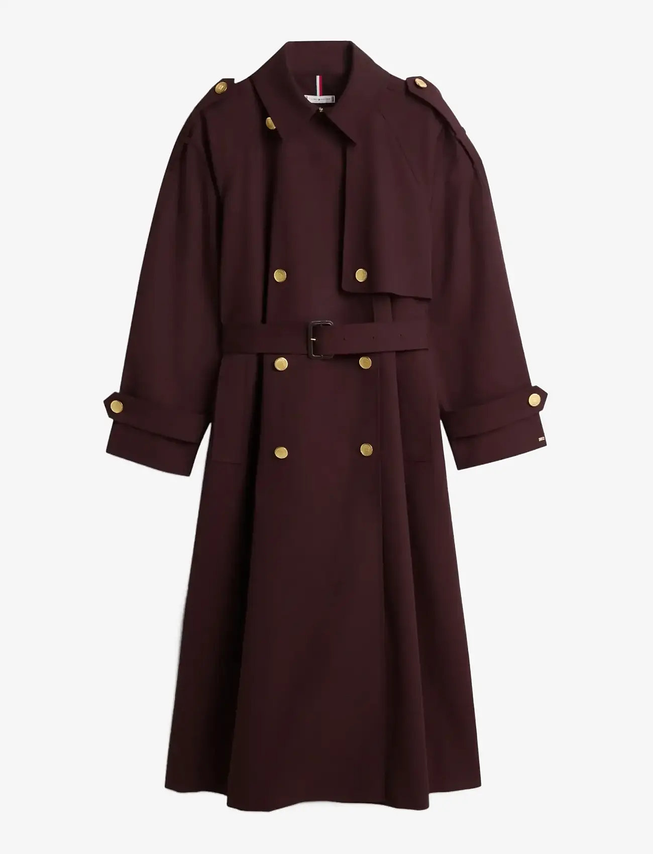 Tommy Hilfiger - OVERSIZED COTTON TRENCH COAT - trenchcoats - deep sedona - 1