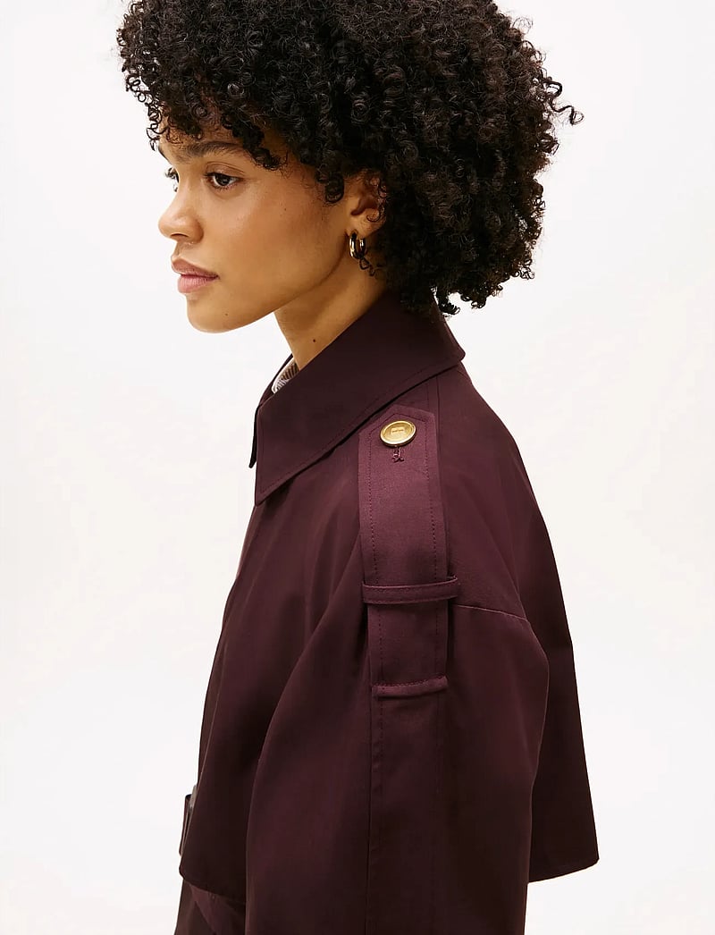 Tommy Hilfiger - OVERSIZED COTTON TRENCH COAT - trenchcoats - deep sedona - 3