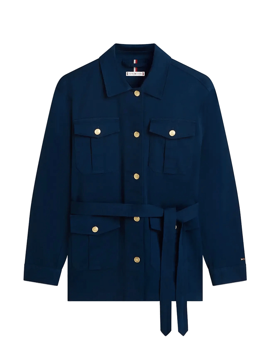 Tommy Hilfiger - COTTON GOLD BUTTON FIELD JACKET - utility-jacken - dark night navy - 1
