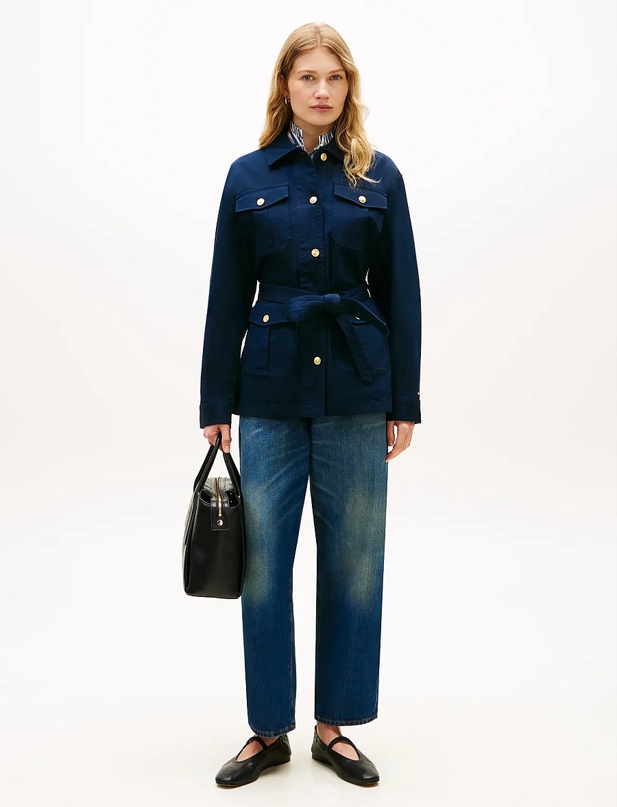 Tommy Hilfiger - COTTON GOLD BUTTON FIELD JACKET - utility-jacken - dark night navy - 3