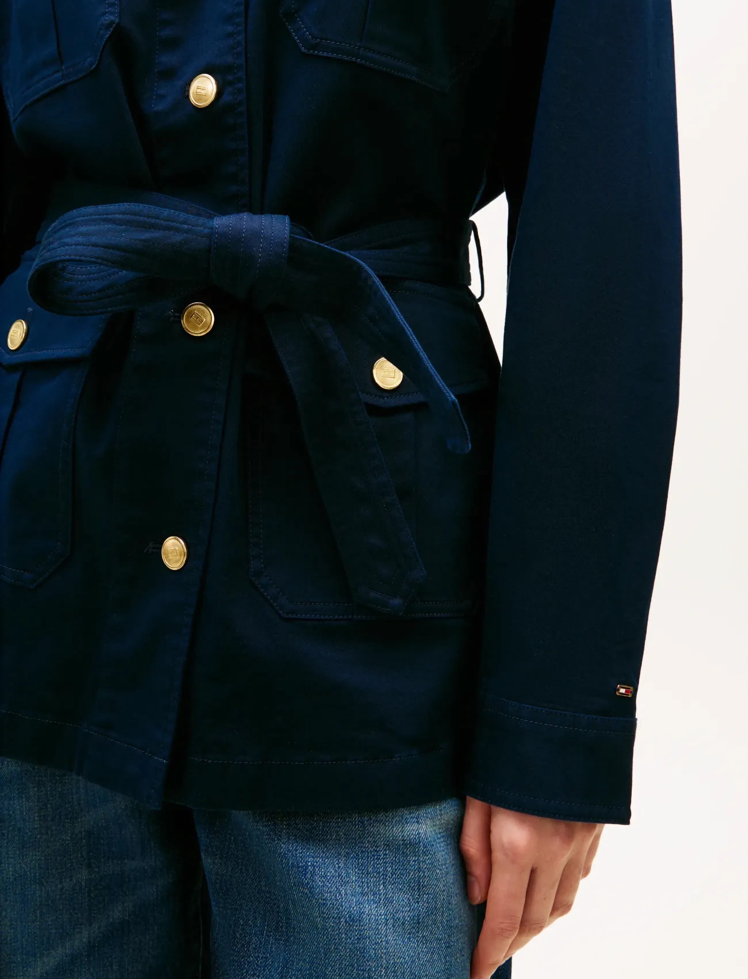 Tommy Hilfiger - COTTON GOLD BUTTON FIELD JACKET - utility-jacken - dark night navy - 5