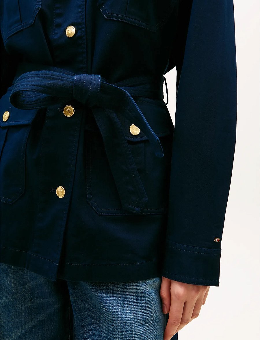 Tommy Hilfiger - COTTON GOLD BUTTON FIELD JACKET - utility-jacken - dark night navy - 5