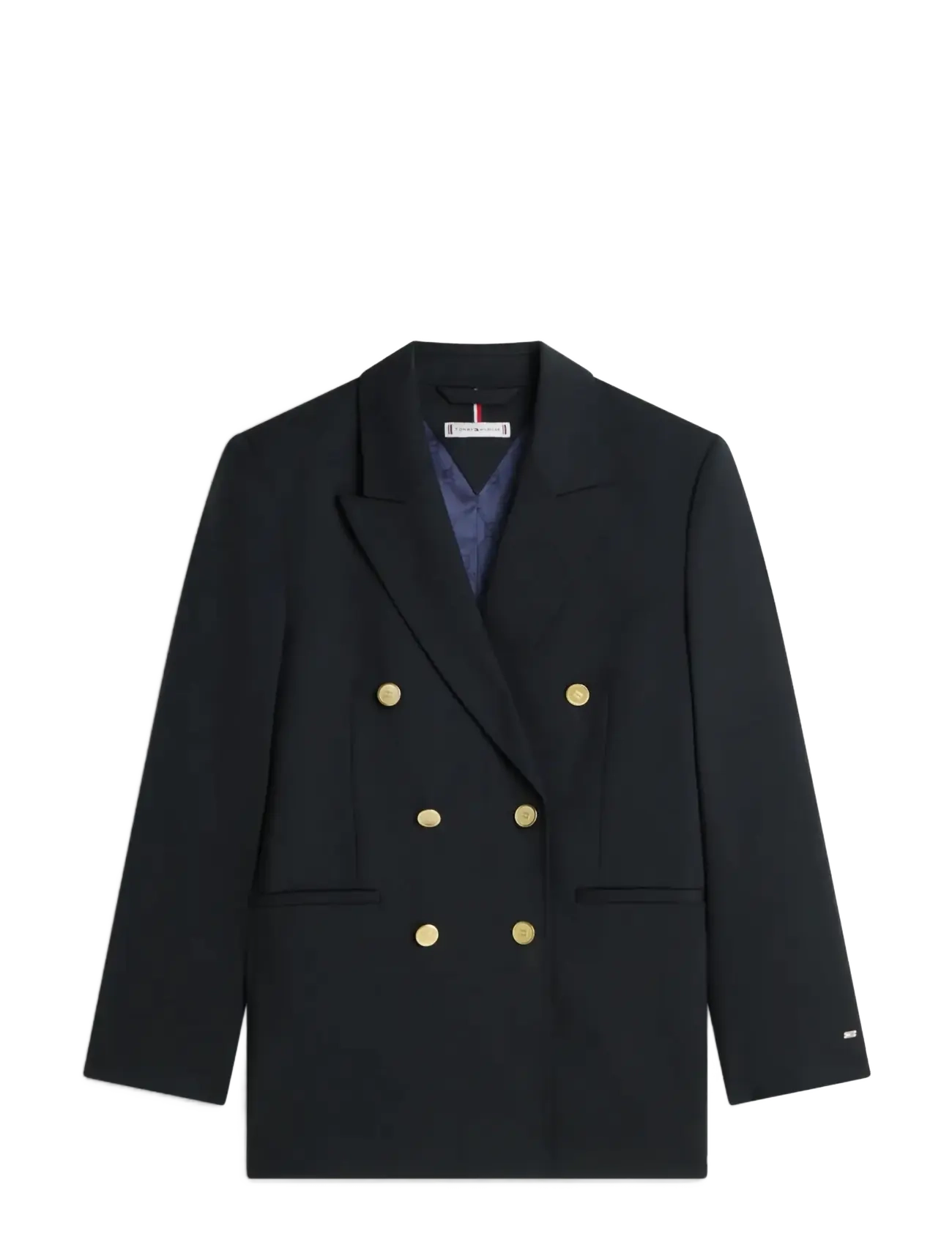 TOMMY HILFIGER Timeless Wolle Db Blazer Navy - 34 - Damen