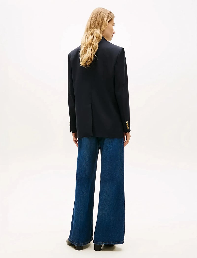 Tommy Hilfiger - TIMELESS WOOL DB BLAZER - kahes joones nööpidega bleiserid - dark night navy - 2