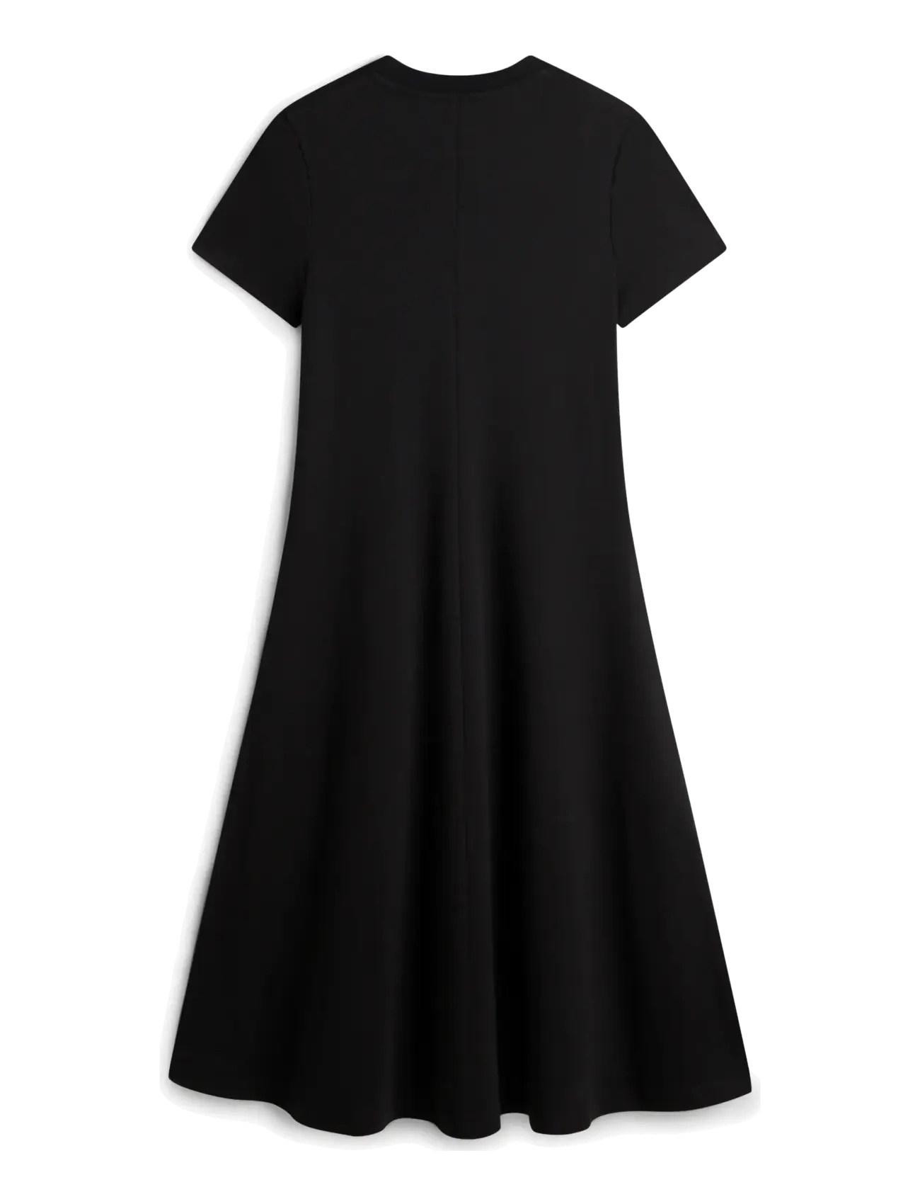 Tommy Hilfiger - INTERLOCK F&F MIDI DRESS - vasarinės suknelės - black - 2