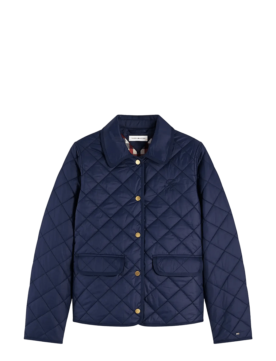 Tommy Hilfiger - LW PADDED SLIM QUILTED JACKET - vårjackor - dark night navy - 1