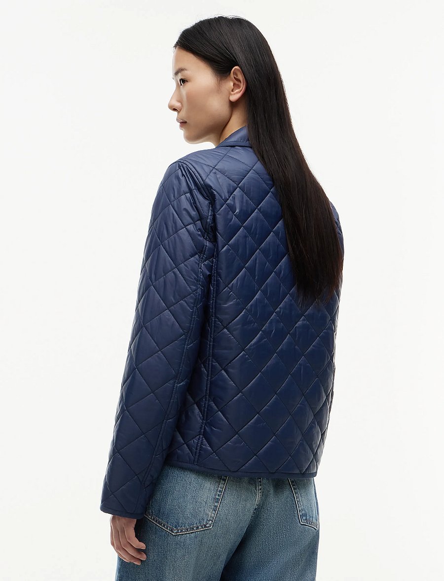 Tommy Hilfiger - LW PADDED SLIM QUILTED JACKET - vårjackor - dark night navy - 2