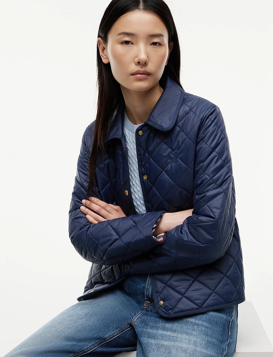 Tommy Hilfiger - LW PADDED SLIM QUILTED JACKET - vårjackor - dark night navy - 3