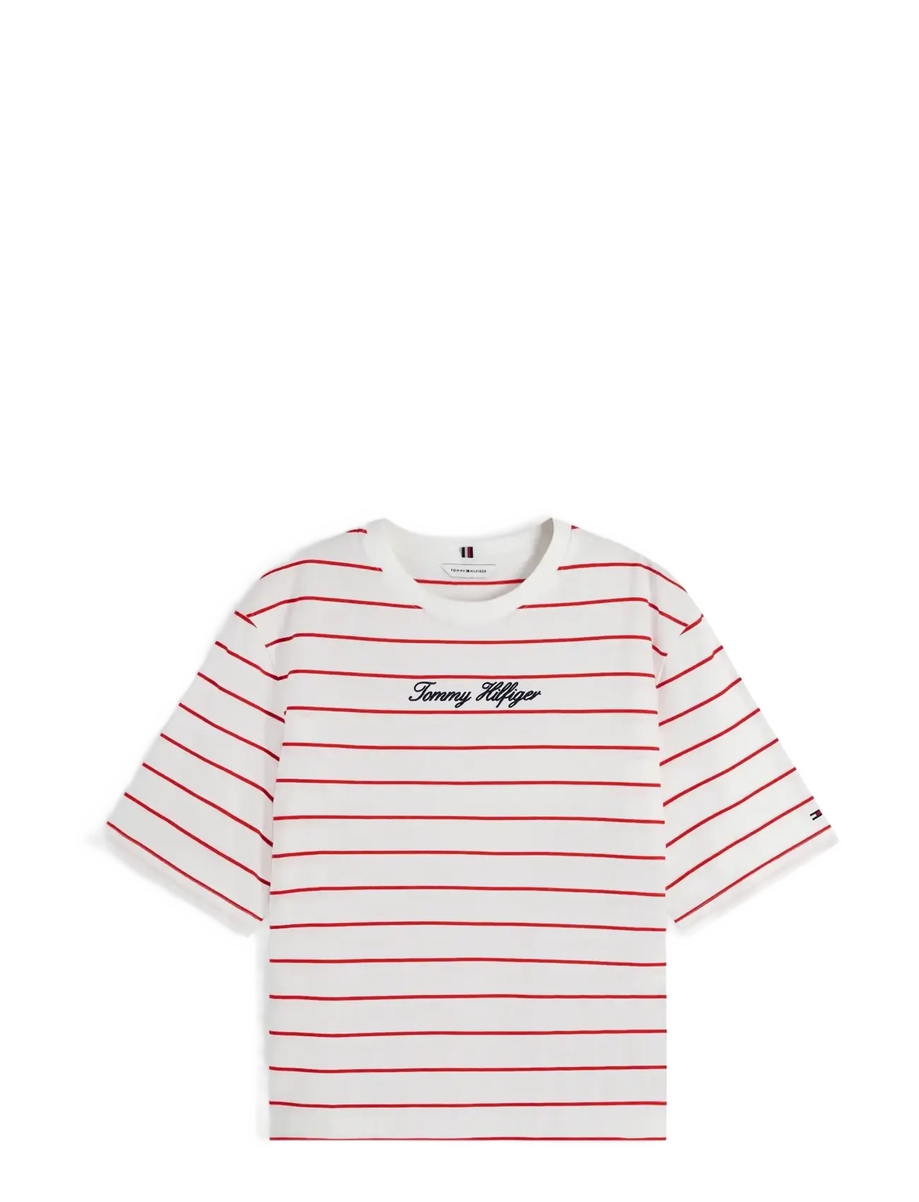 FINE STP ECRU   FIRE RED