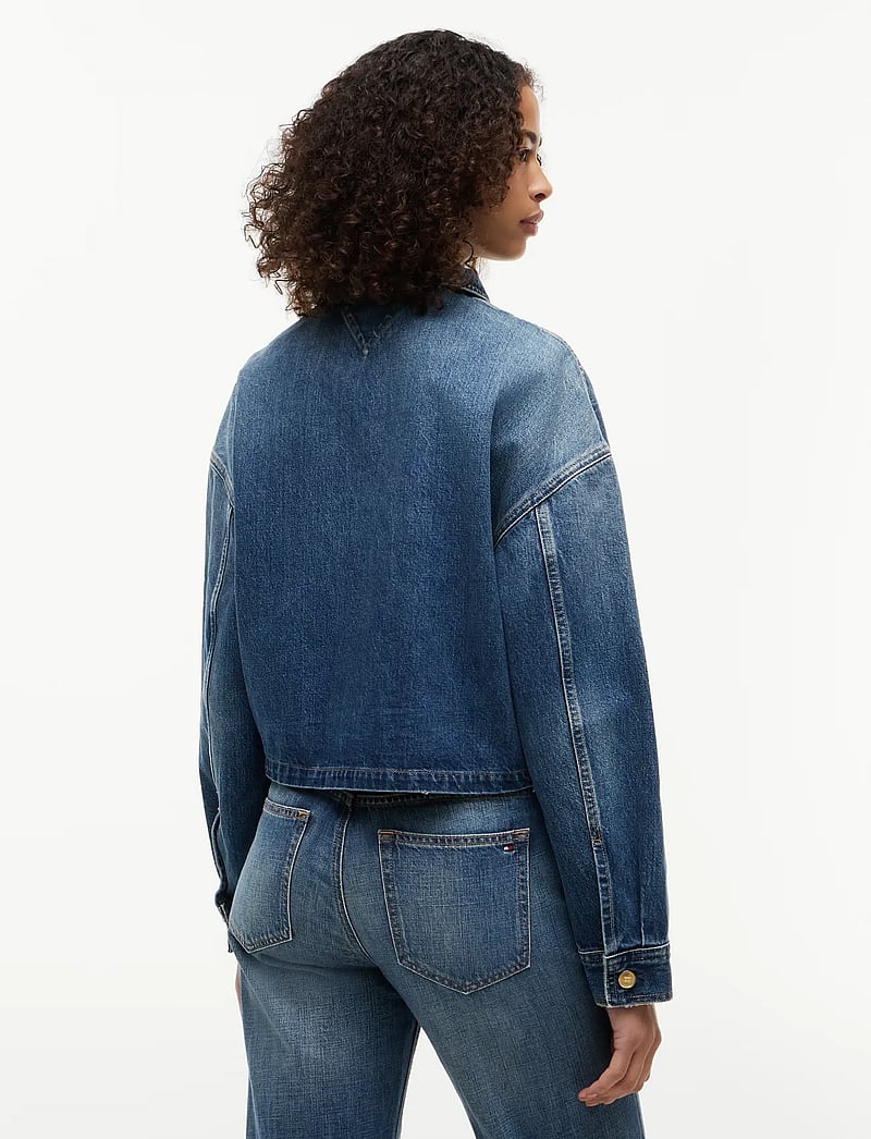 Tommy Hilfiger - CROPPED JACKET CAM MID - spring jackets - cam mid - 2