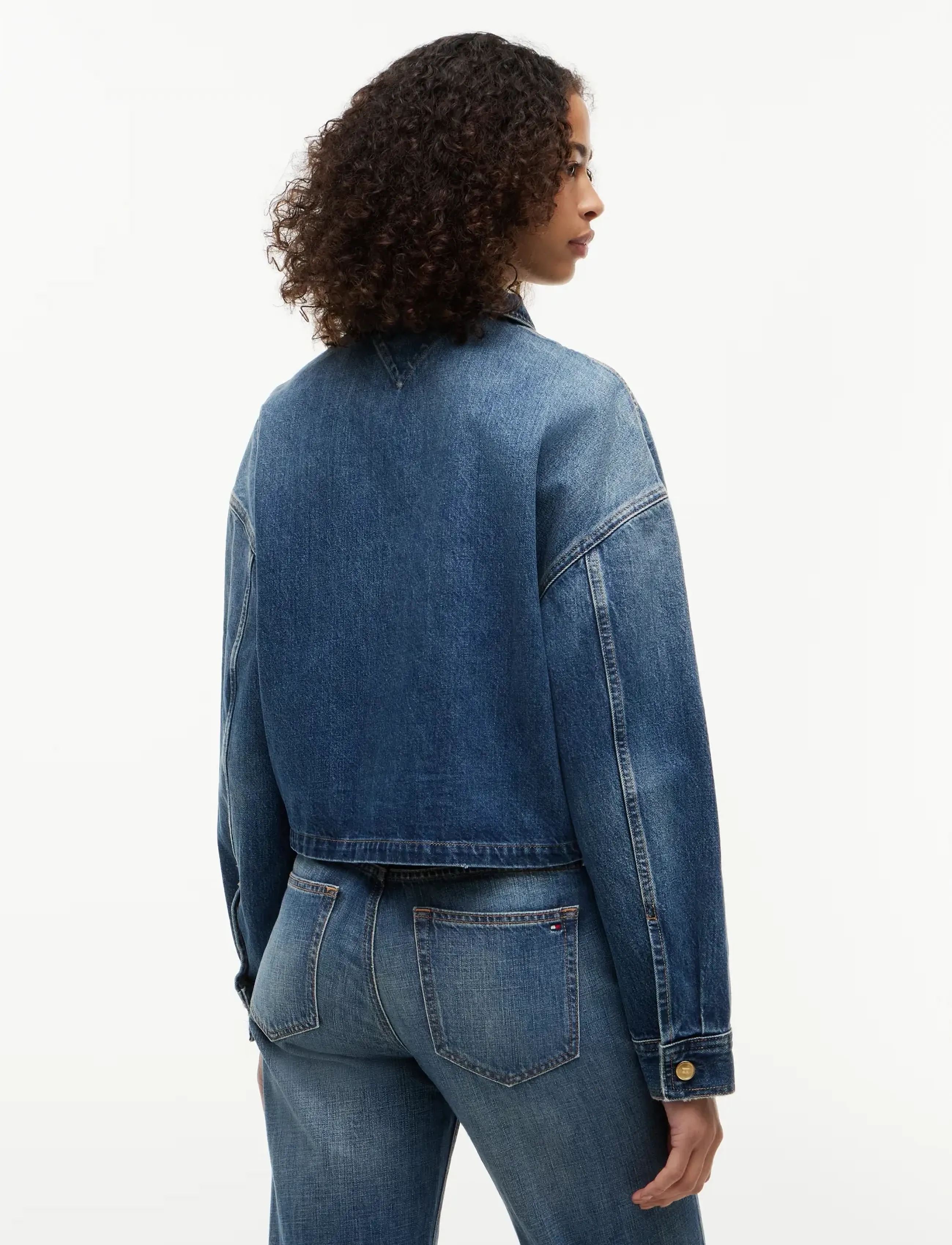 Tommy Hilfiger - CROPPED JACKET CAM MID - frühlingsjacken - cam mid - 2