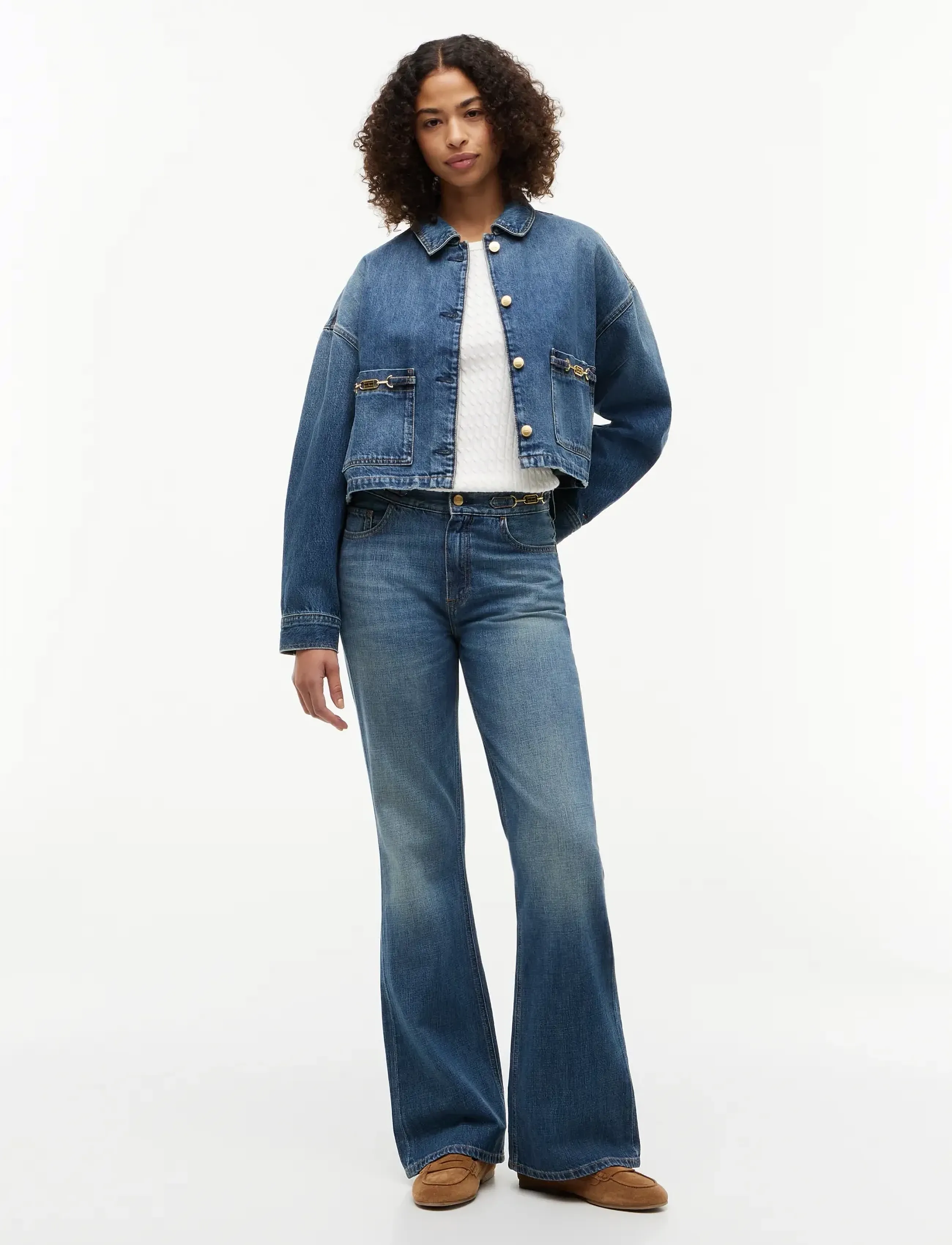 Tommy Hilfiger - CROPPED JACKET CAM MID - frühlingsjacken - cam mid - 4