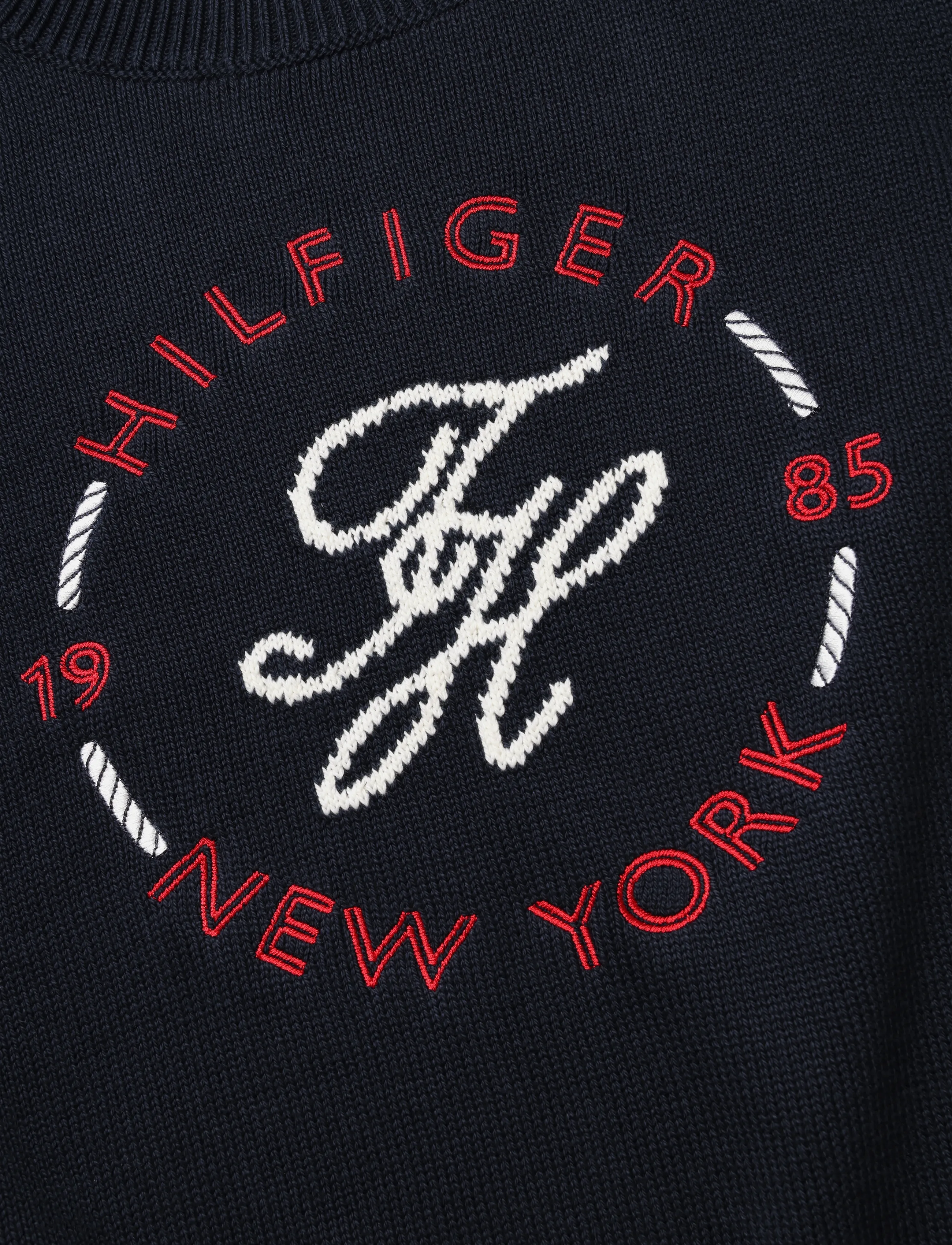 Tommy Hilfiger - RWB NAUTICAL C-NK SWTR - dark night navy - 5