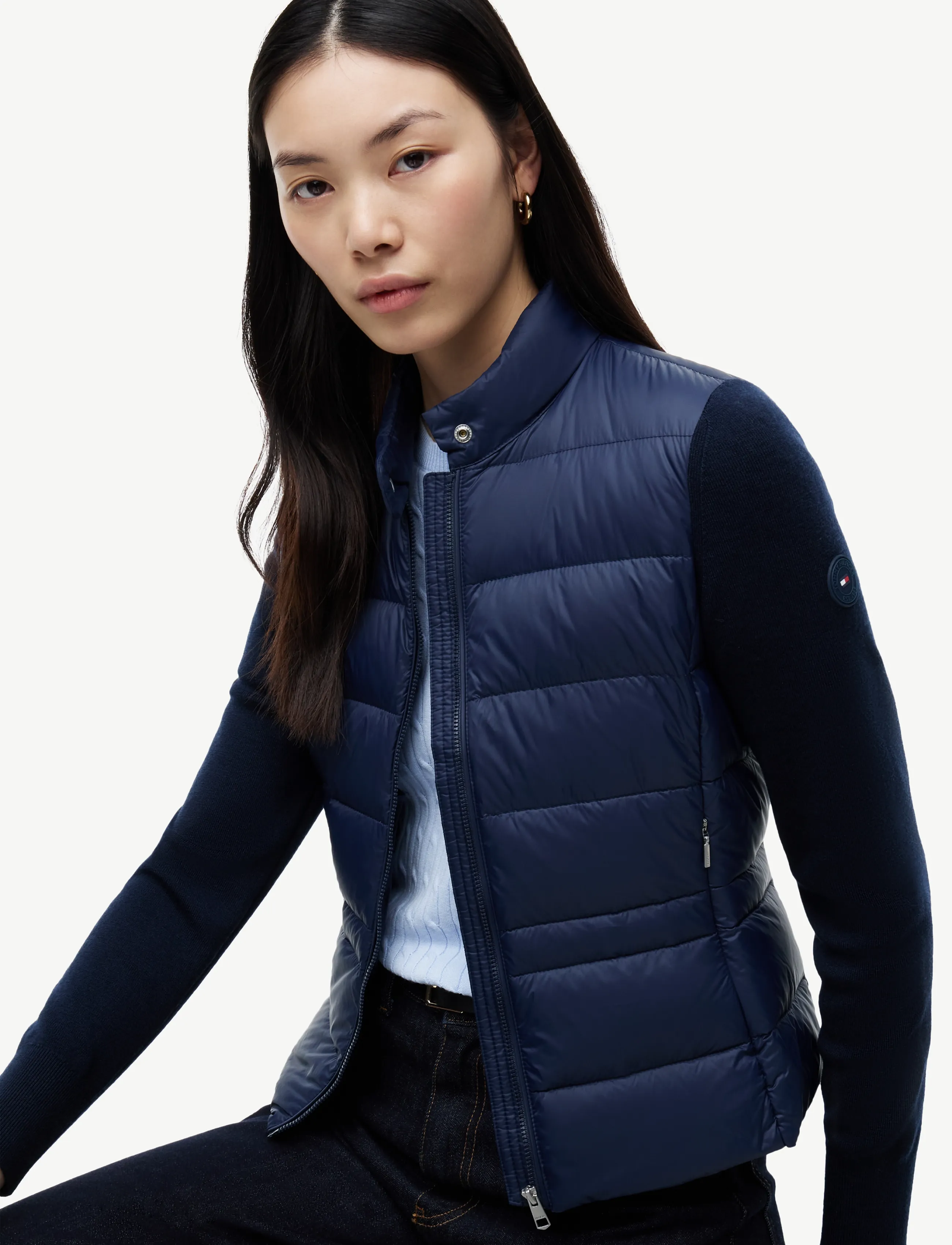 Lw Down Knit Mix Jacket 3