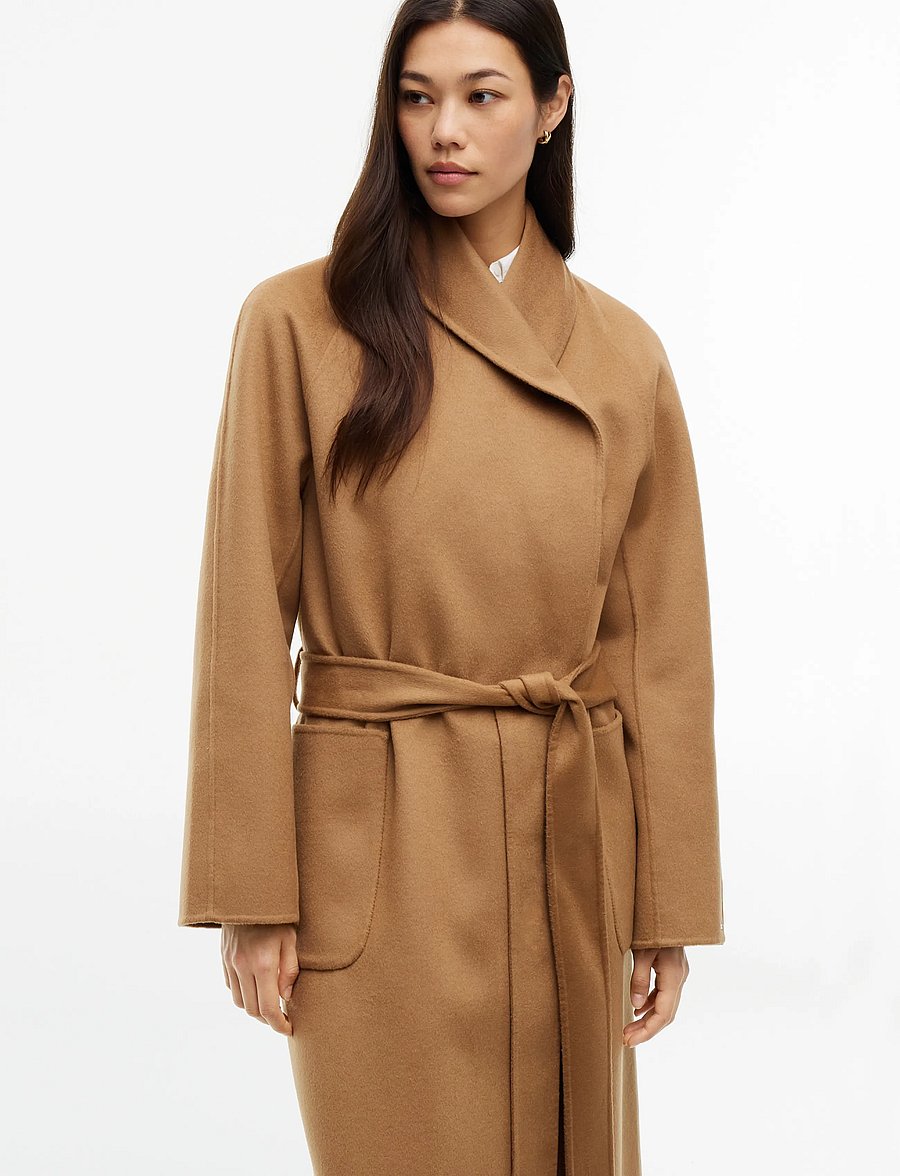Tommy Hilfiger - DF WOOL REG BELTED COAT - winter jackets - hickory - 3