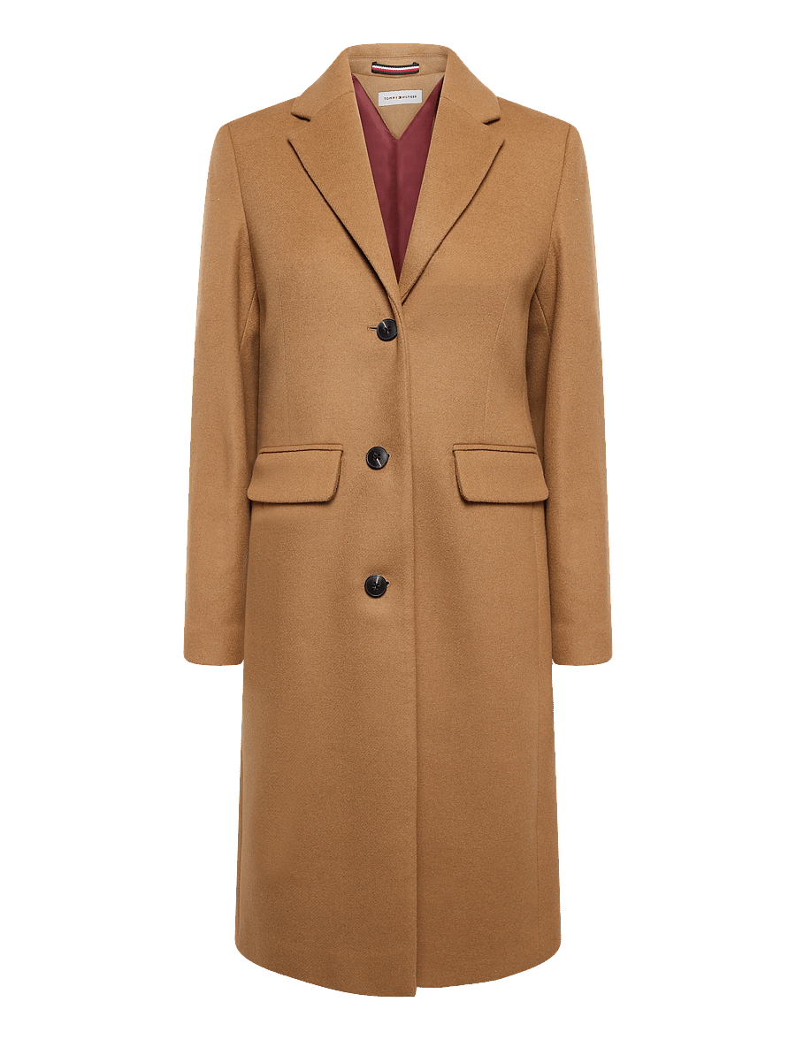 Tommy Hilfiger - WOOL CLASSIC SB COAT - winter jackets - classic camel - 1