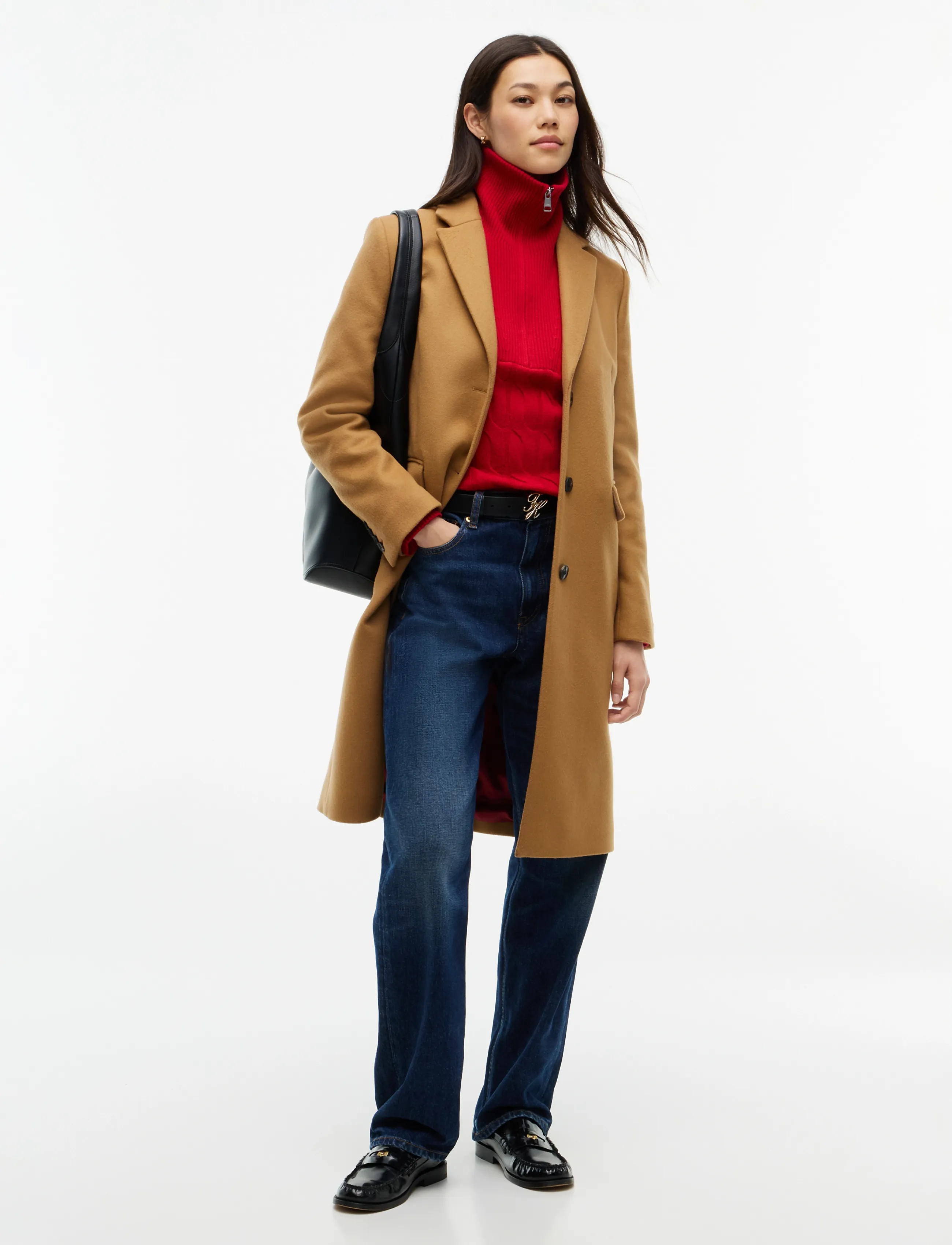 Tommy Hilfiger - WOOL CLASSIC SB COAT - outerwear - classic camel - 0