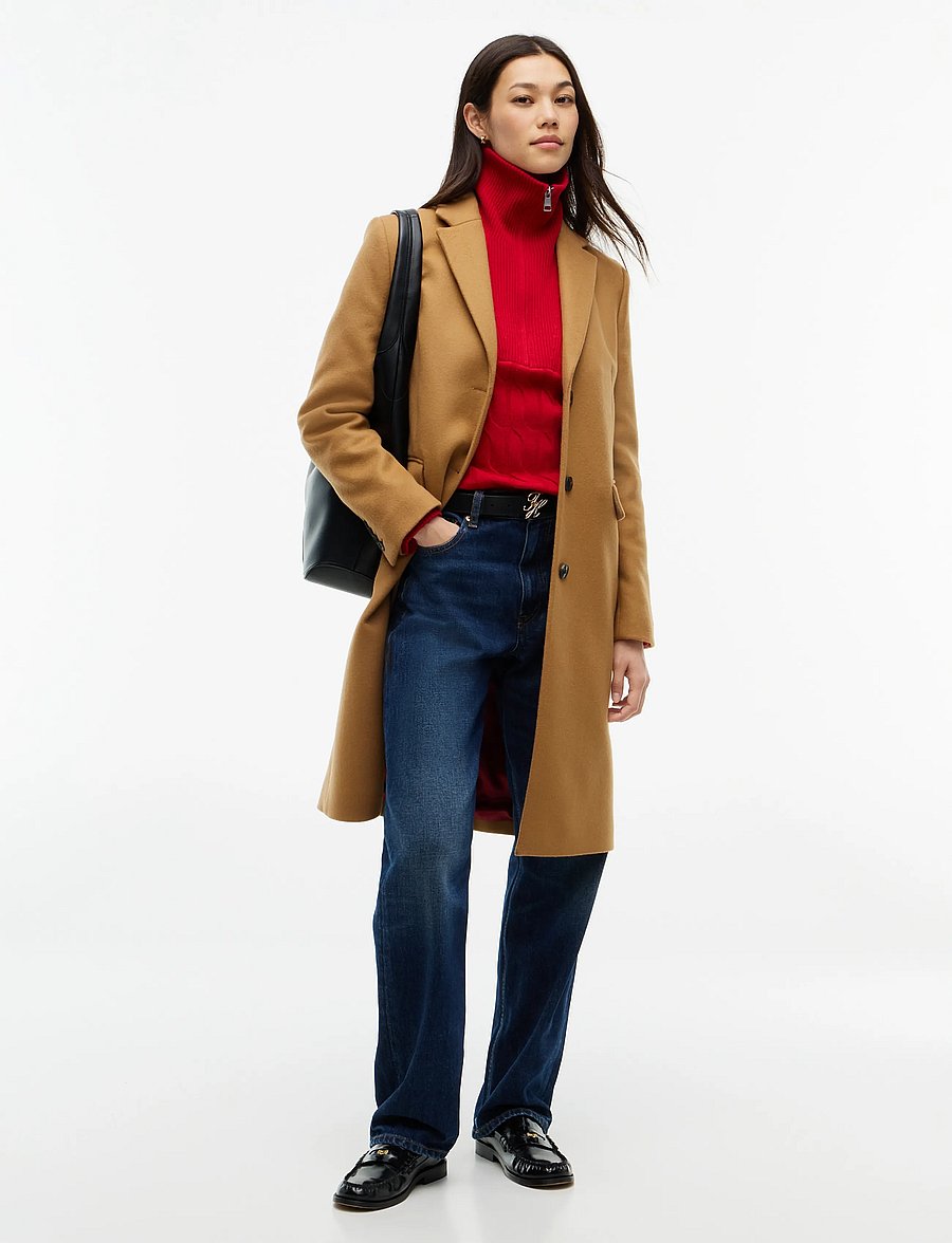 Tommy Hilfiger - WOOL CLASSIC SB COAT - winter jackets - classic camel - 0