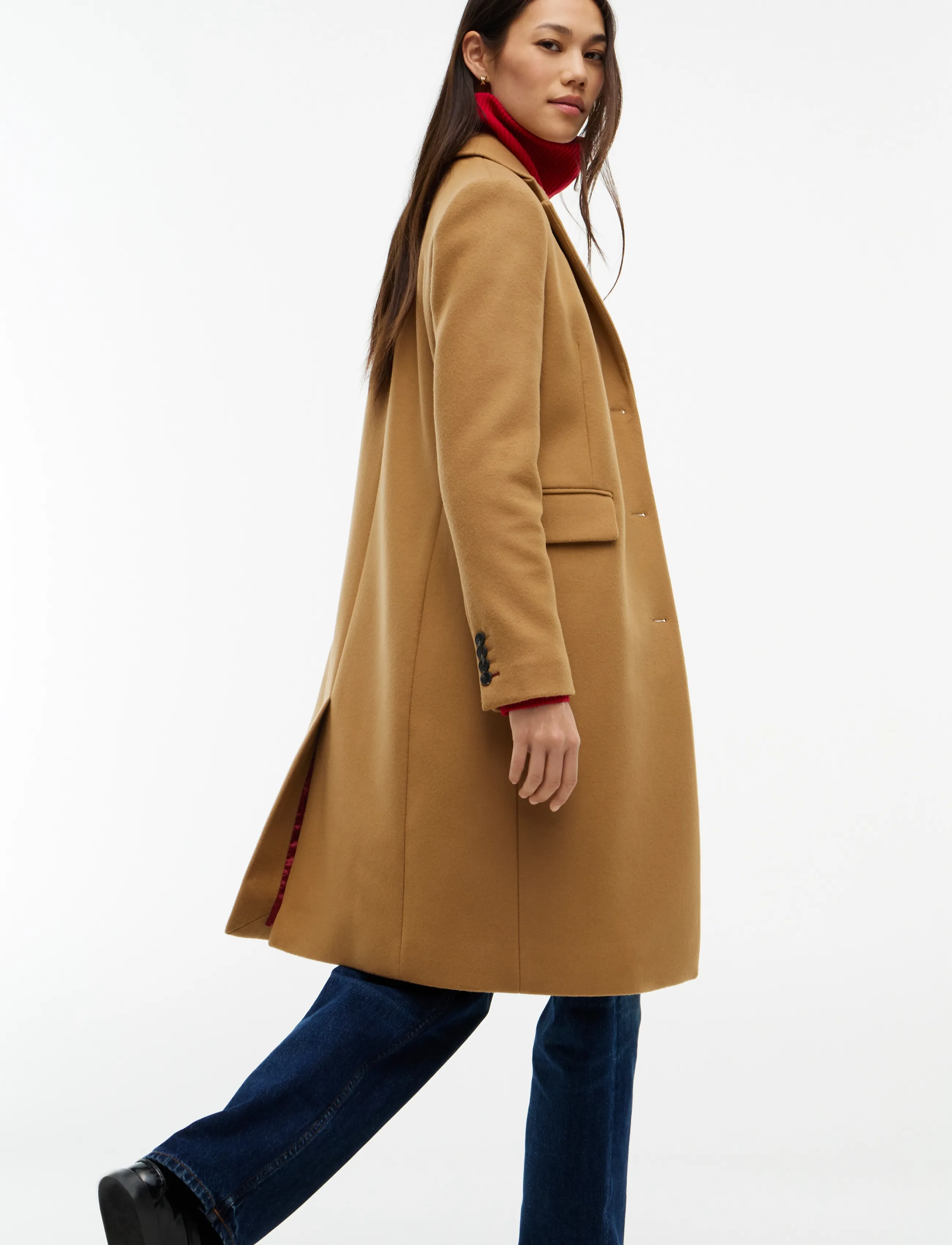 Tommy Hilfiger - WOOL CLASSIC SB COAT - outerwear - classic camel - 4