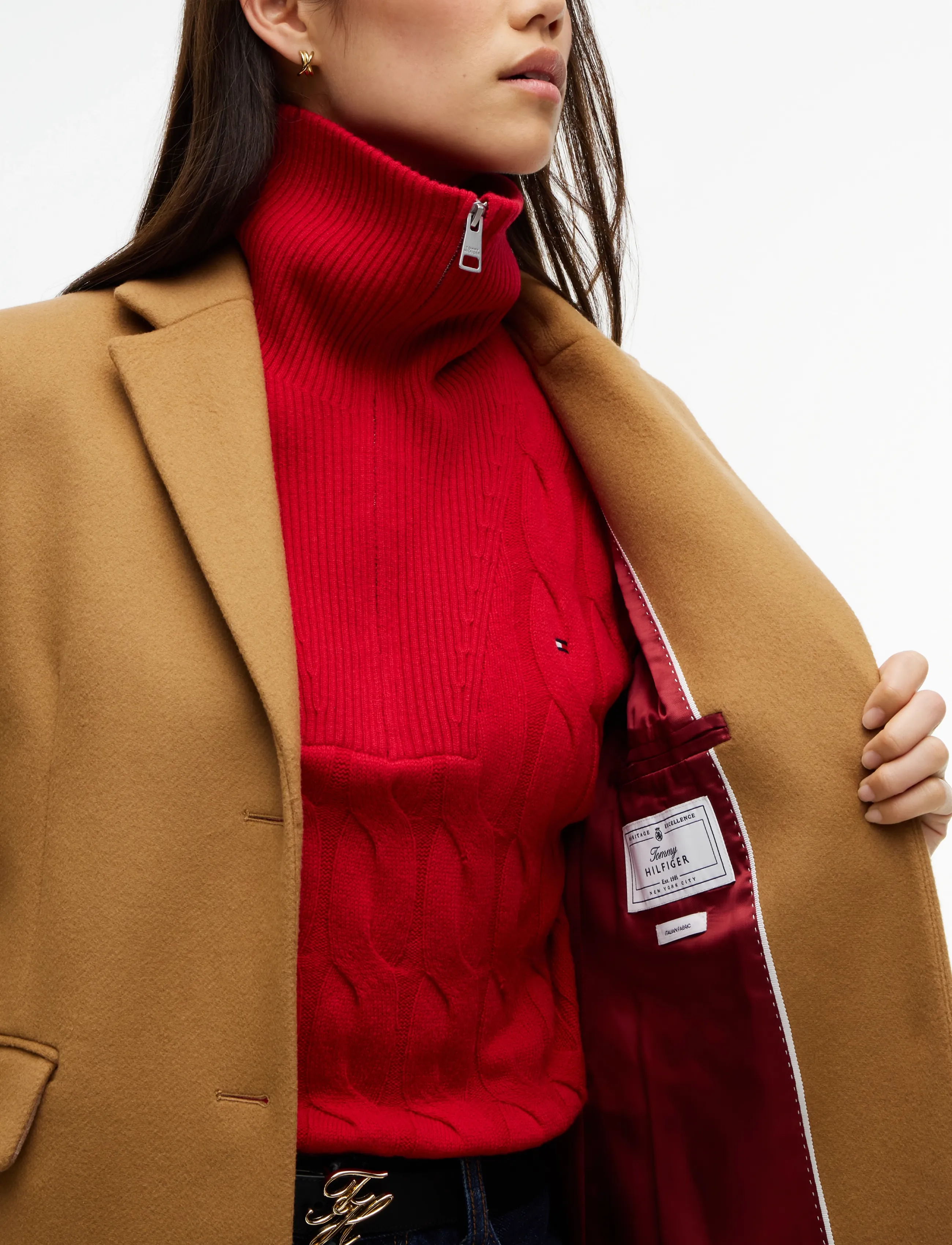 Tommy Hilfiger - WOOL CLASSIC SB COAT - outerwear - classic camel - 5