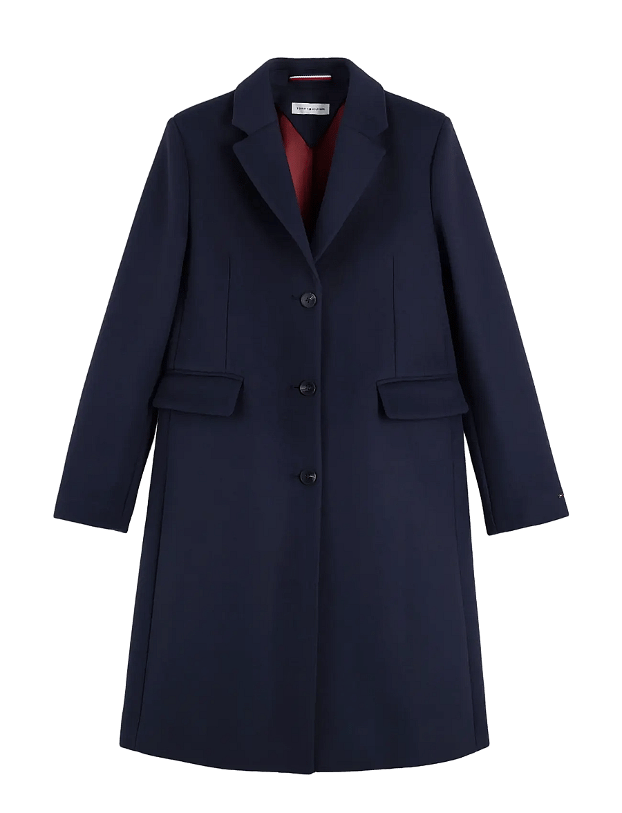 Tommy Hilfiger - WOOL CLASSIC SB COAT - vinterjakker - dark blue - 1