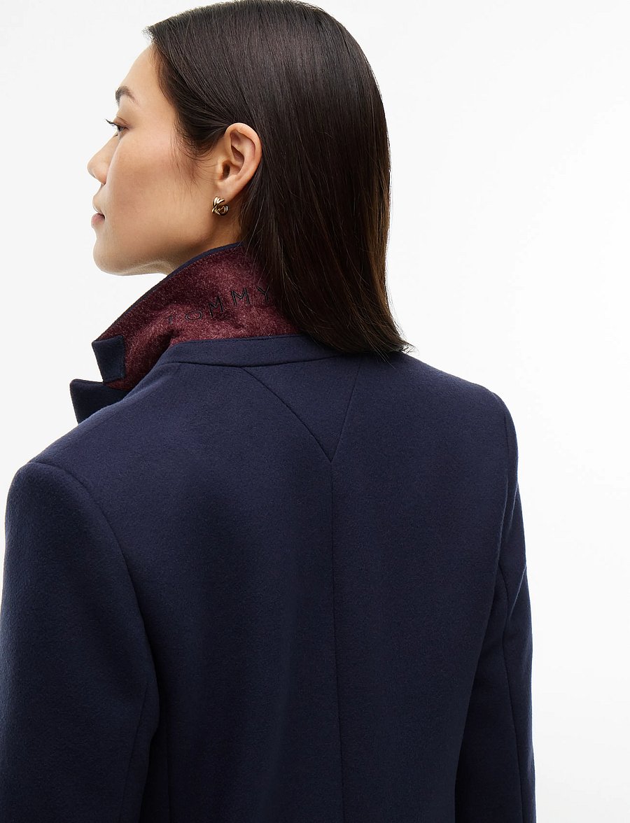Tommy Hilfiger - WOOL CLASSIC SB COAT - vinterjakker - dark blue - 2