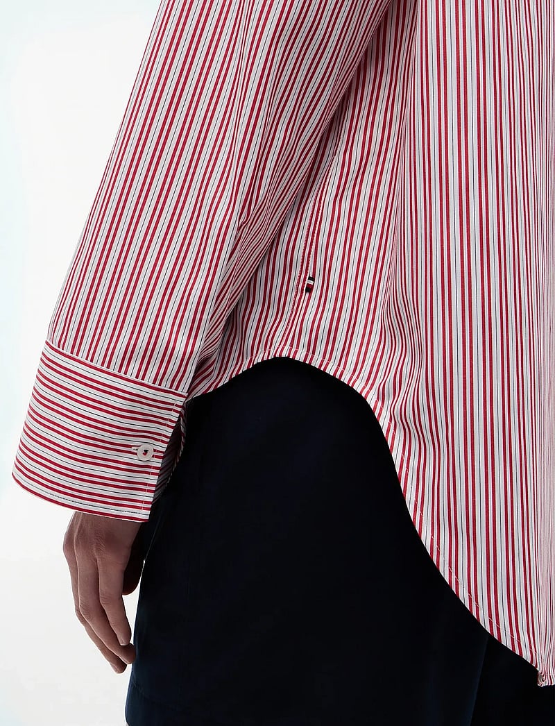 Tommy Hilfiger - MODERN REG POPLIN LS SHIRT - langærmede skjorter - rwb summer stripe - 3