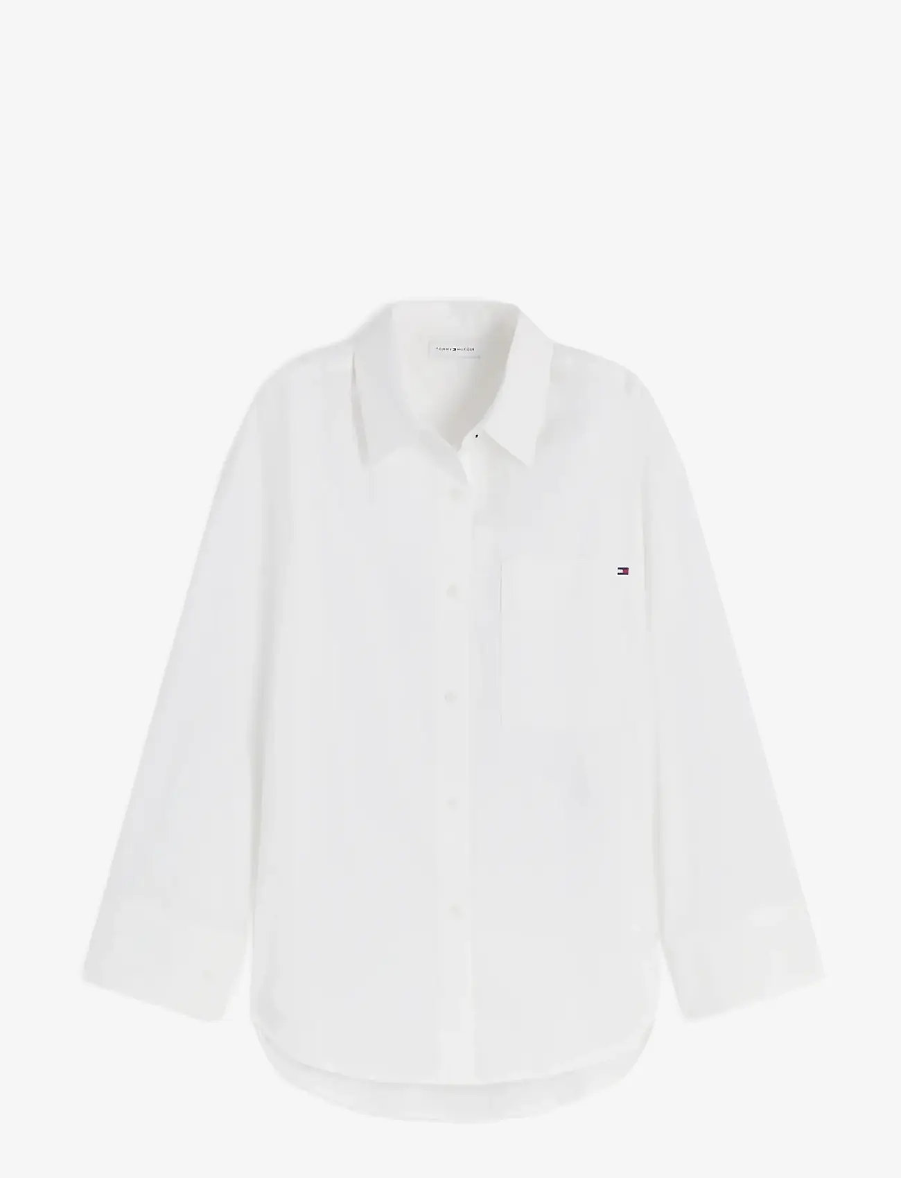 Tommy Hilfiger - MODERN REG POPLIN LS SHIRT - langærmede skjorter - th optic white - 1
