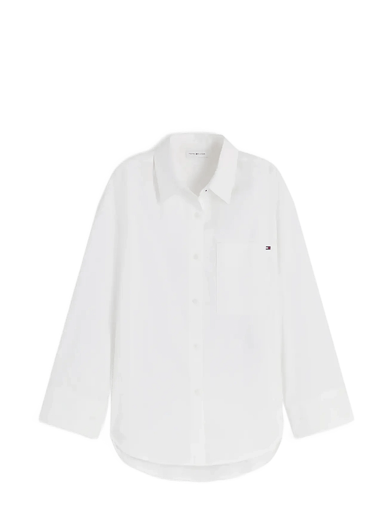 Tommy Hilfiger - MODERN REG POPLIN LS SHIRT - langærmede skjorter - th optic white - 1