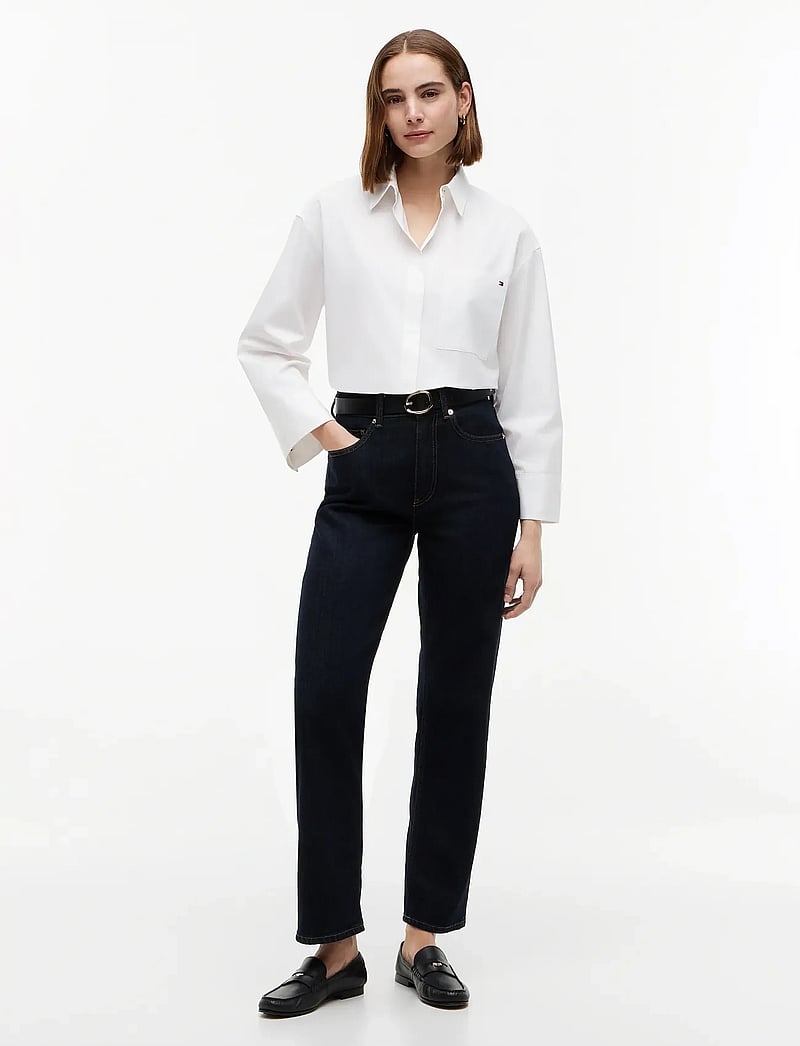 Tommy Hilfiger - MODERN REG POPLIN LS SHIRT - langærmede skjorter - th optic white - 4