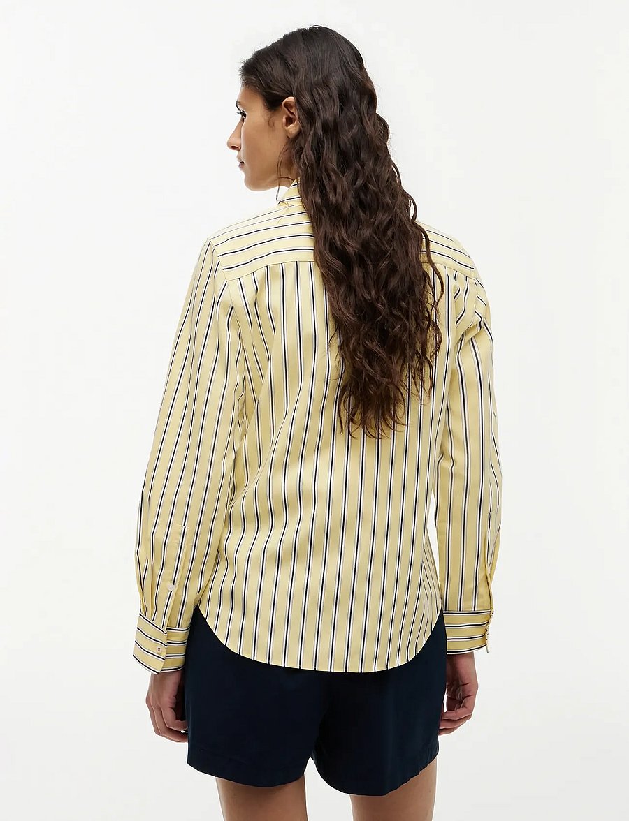 Tommy Hilfiger - SUMMER POPLIN REGULAR SHIRT - langärmlige hemden - liquorice stp citronella - 2