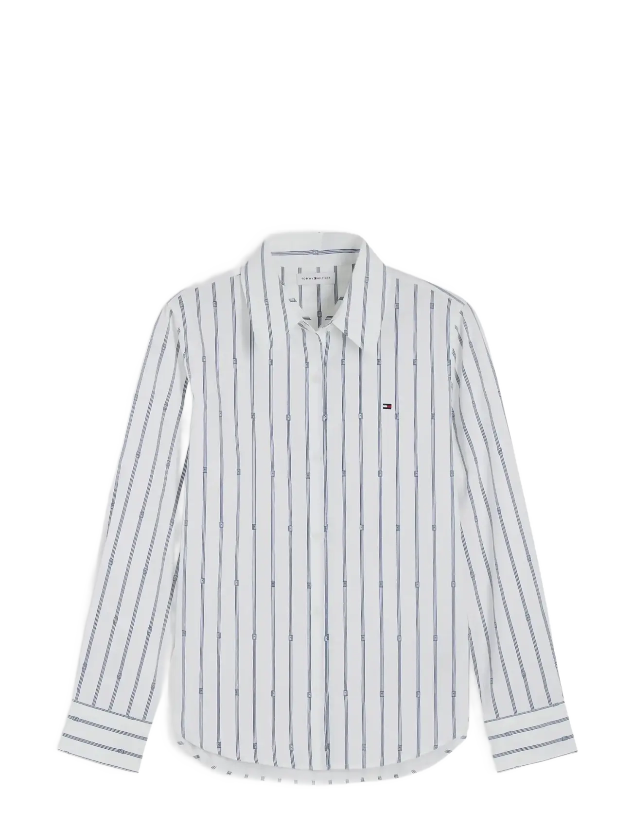 BROADWAY FLAG PRINT ECRU   SKY BLUE